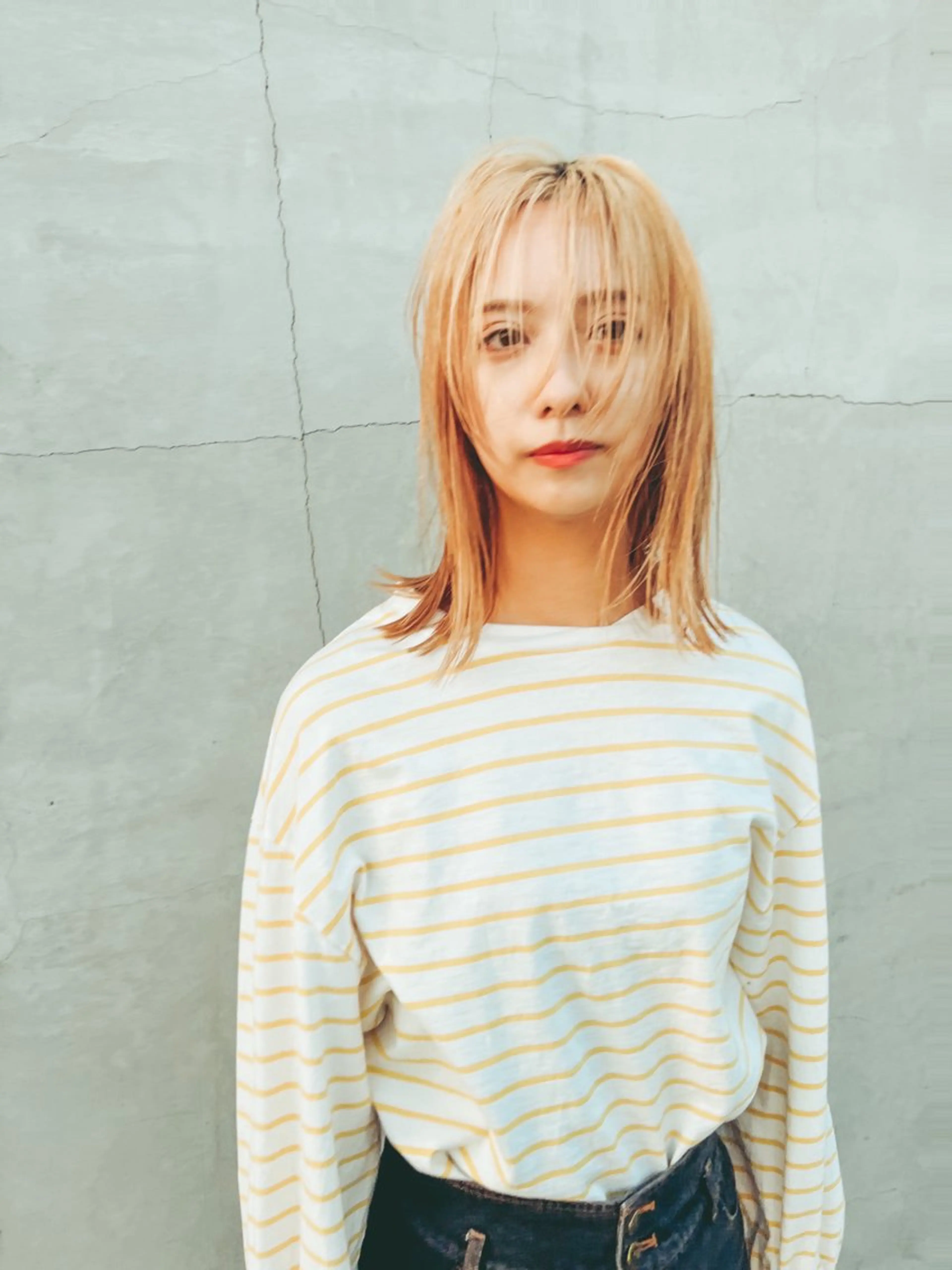 ミディアム カラー 伸ばしかけ カット ヘアカラー トリートメント つくばUtooe's 副店長 寺沢颯のヘアスタイル