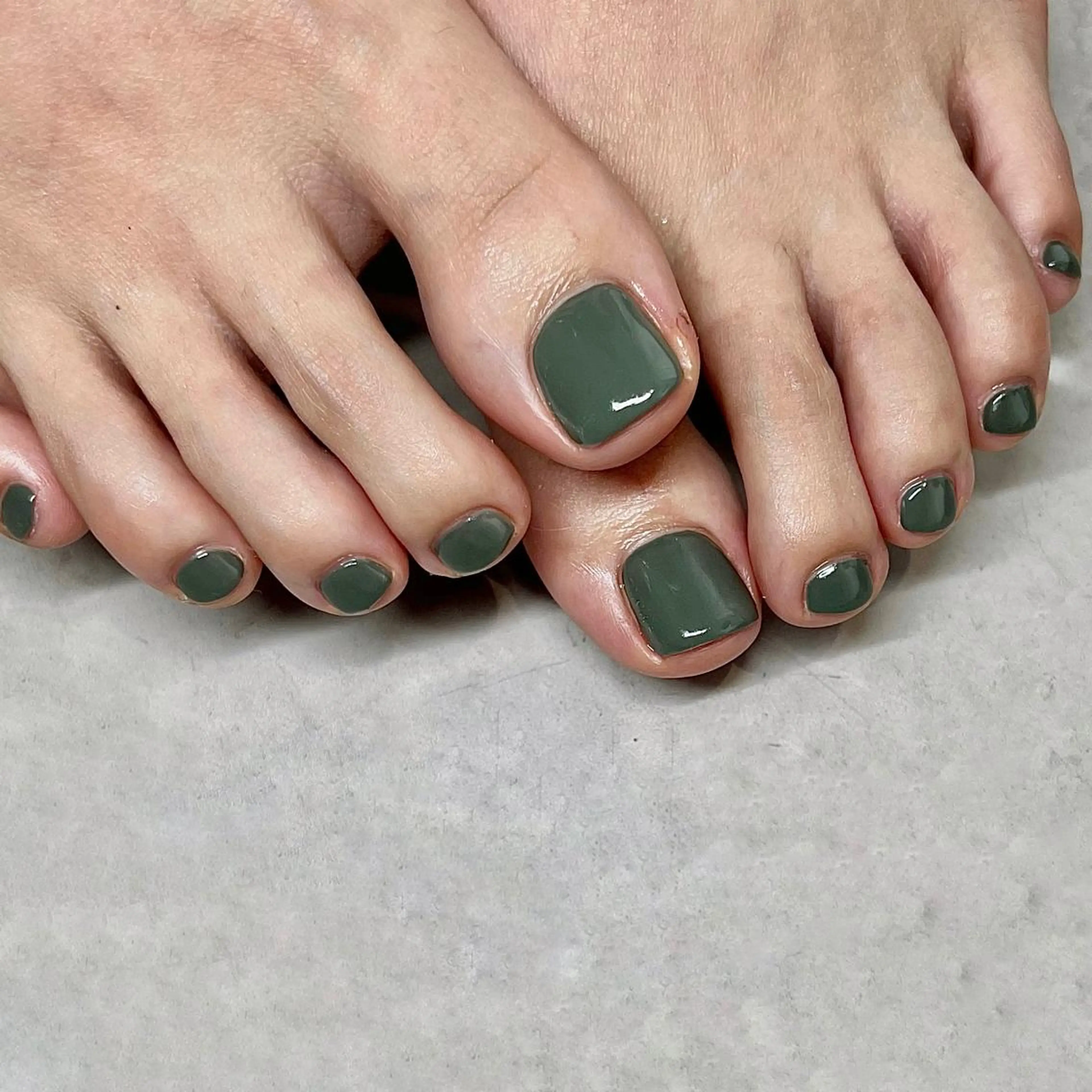 FOOT ワンカラー/オフ、ドライケア込みの写真