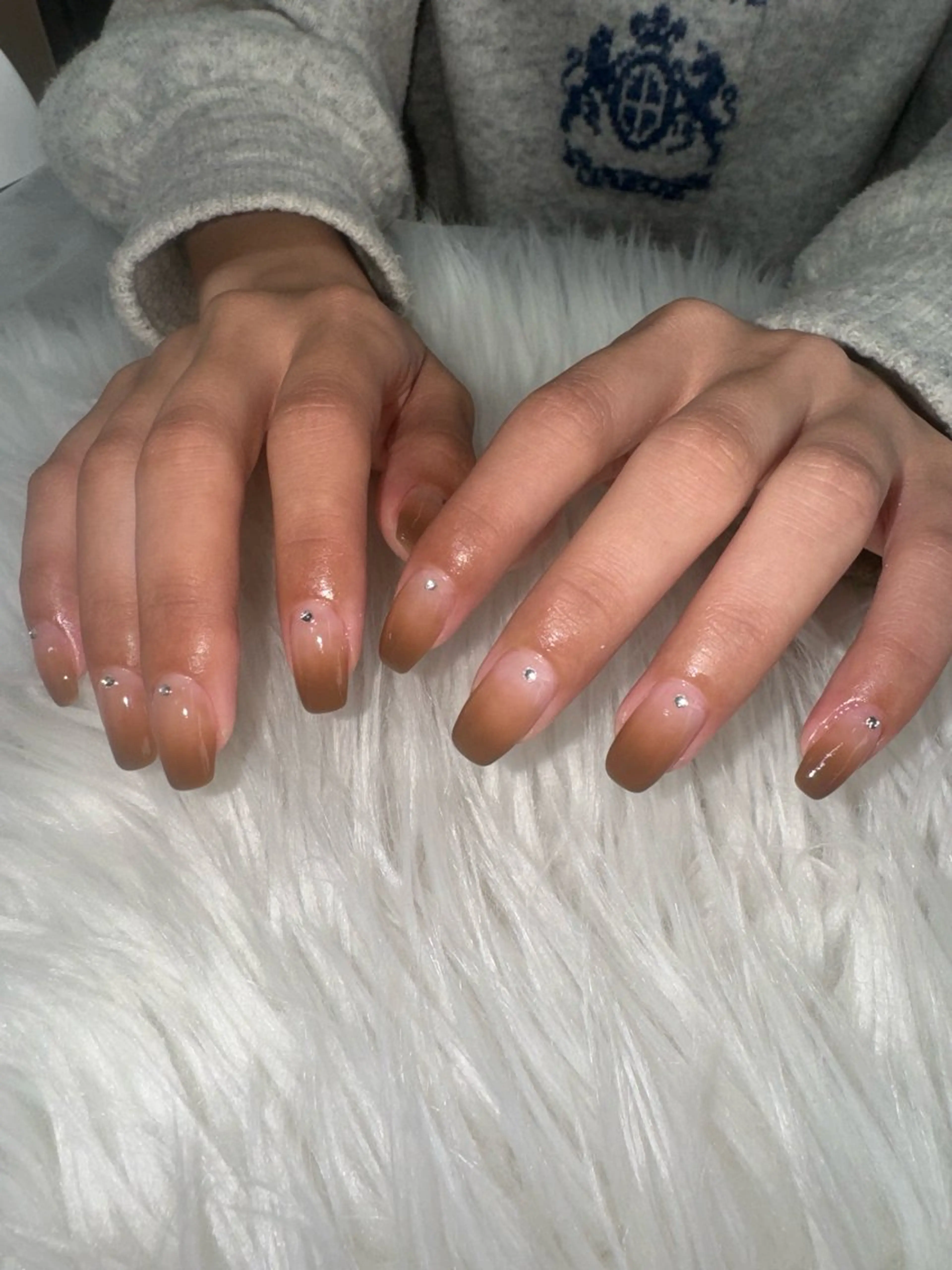 ネイル ブラウン ETOILE BEAUTY【エトワールビューティー】所属・ETOILE HARUNAのネイルデザイン