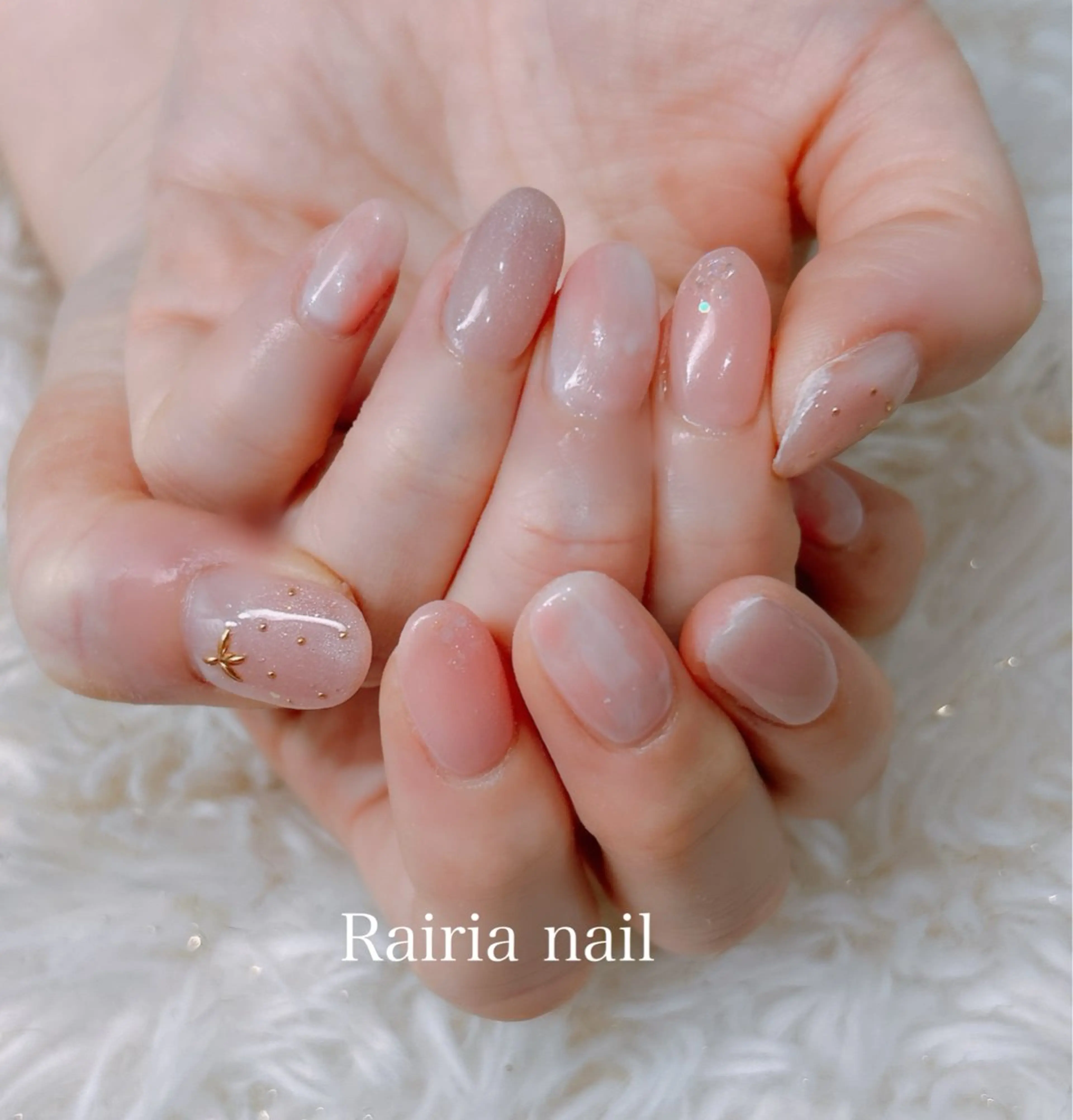 ネイル グリーン 持ち込み Rairia nail本八幡店のネイルデザイン