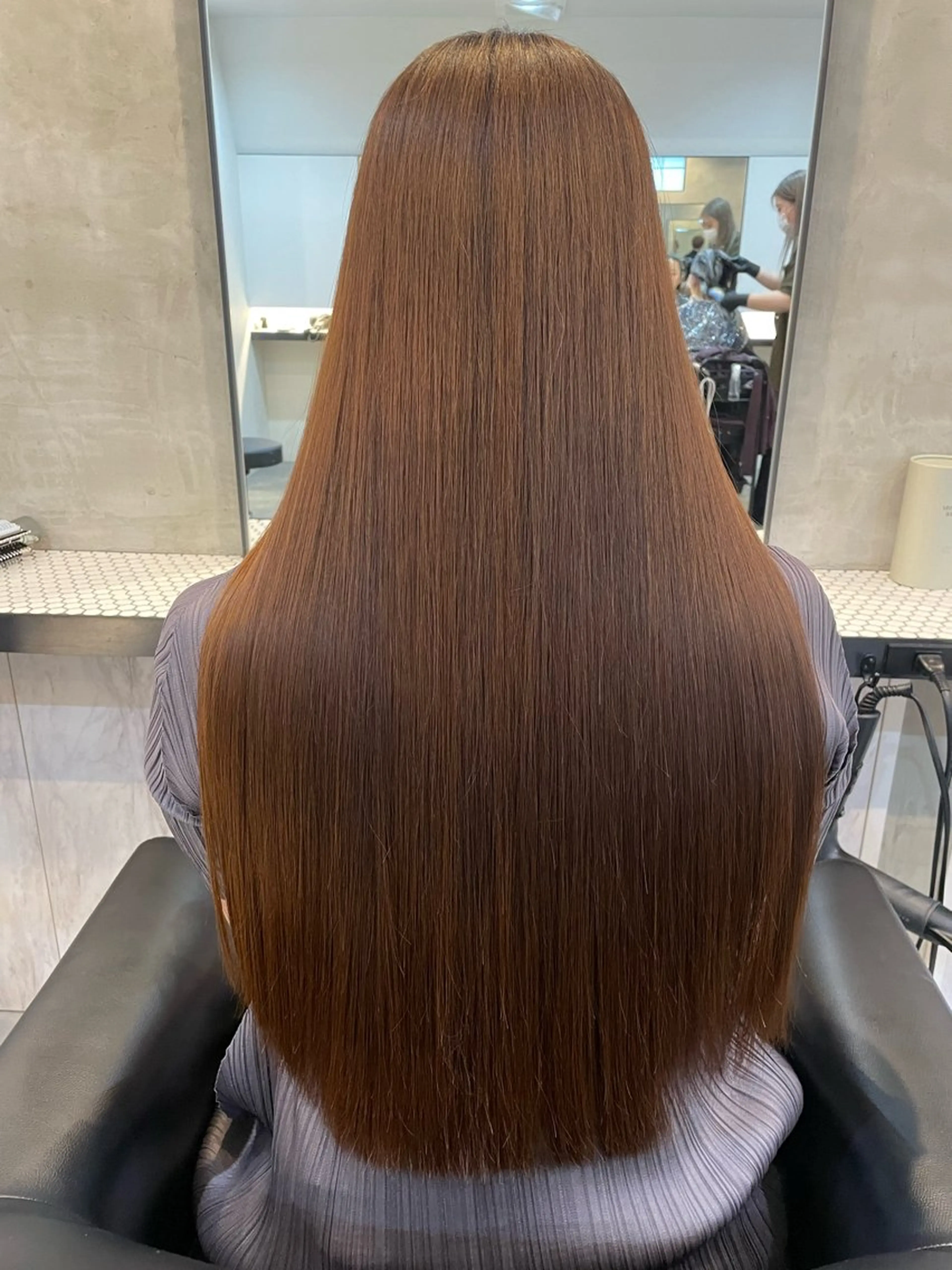 ロング トリートメント トリートメント 渋谷 留菜のヘアスタイル