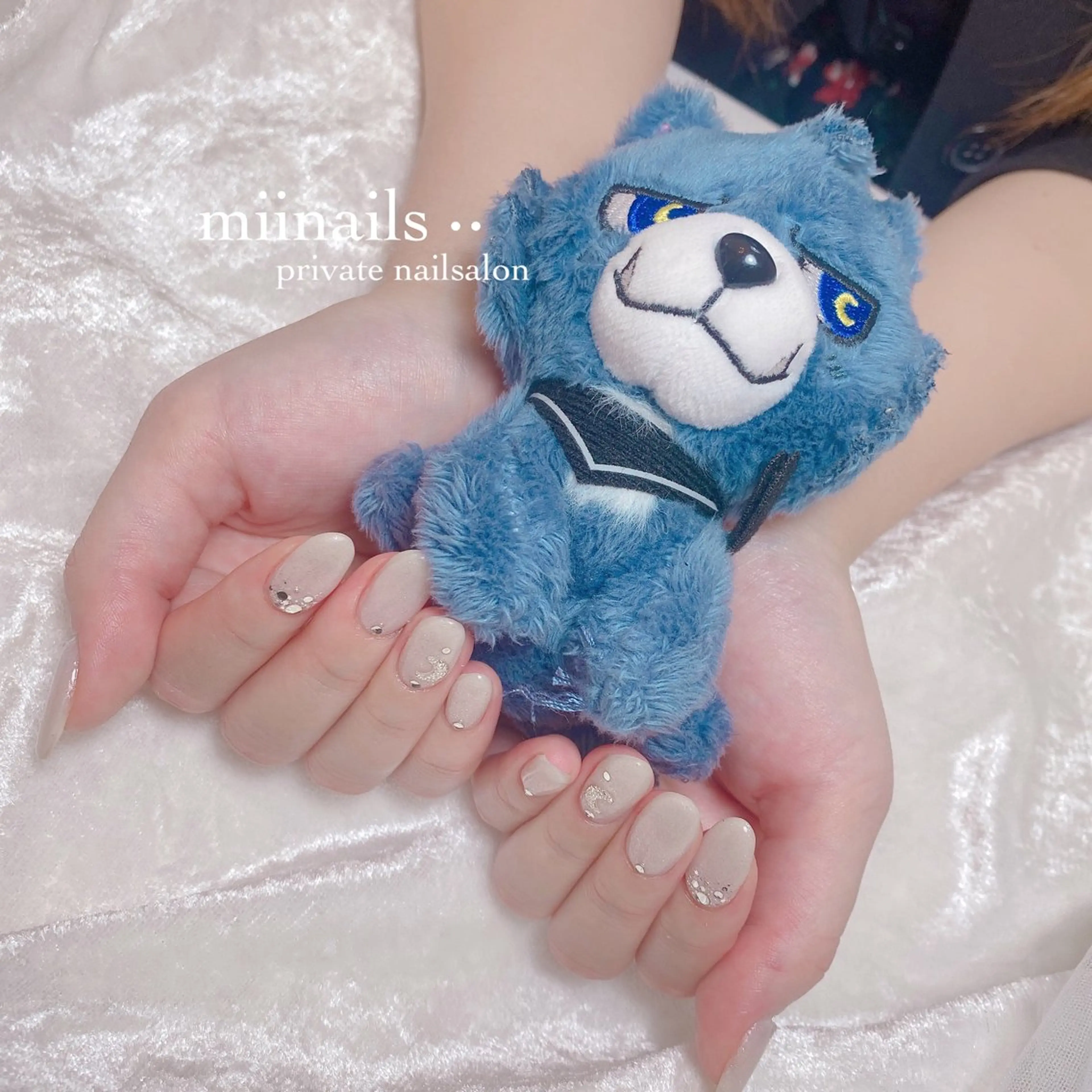 ネイル フレンチネイル 韓国ネイル ワンホンネイル ハンドネイル nailsalon miinailsのネイルデザイン