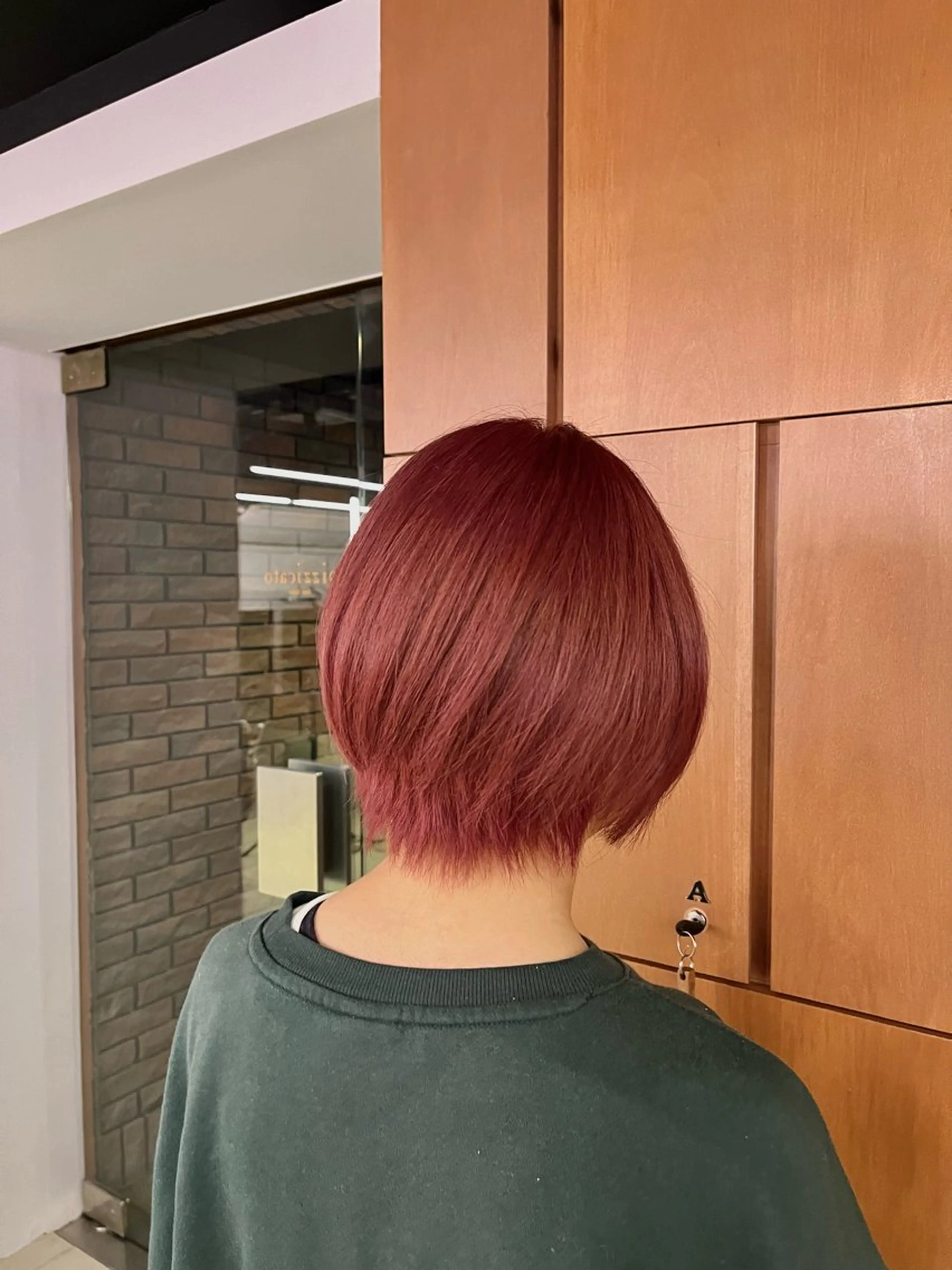 ショート ヘアカラー きど ゆうきのヘアスタイル