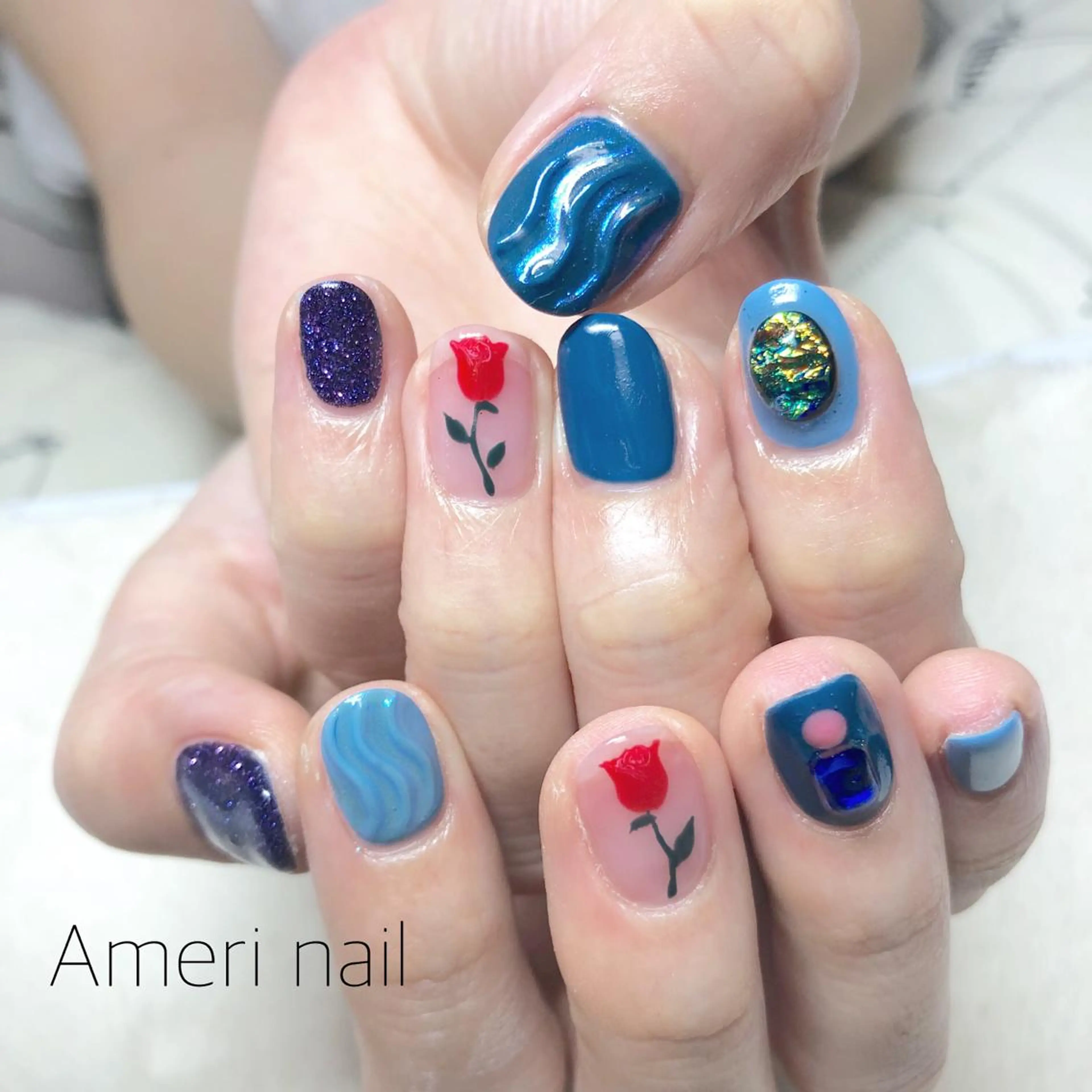 ネイル ハンドネイル Ameri nail /UKIのネイルデザイン
