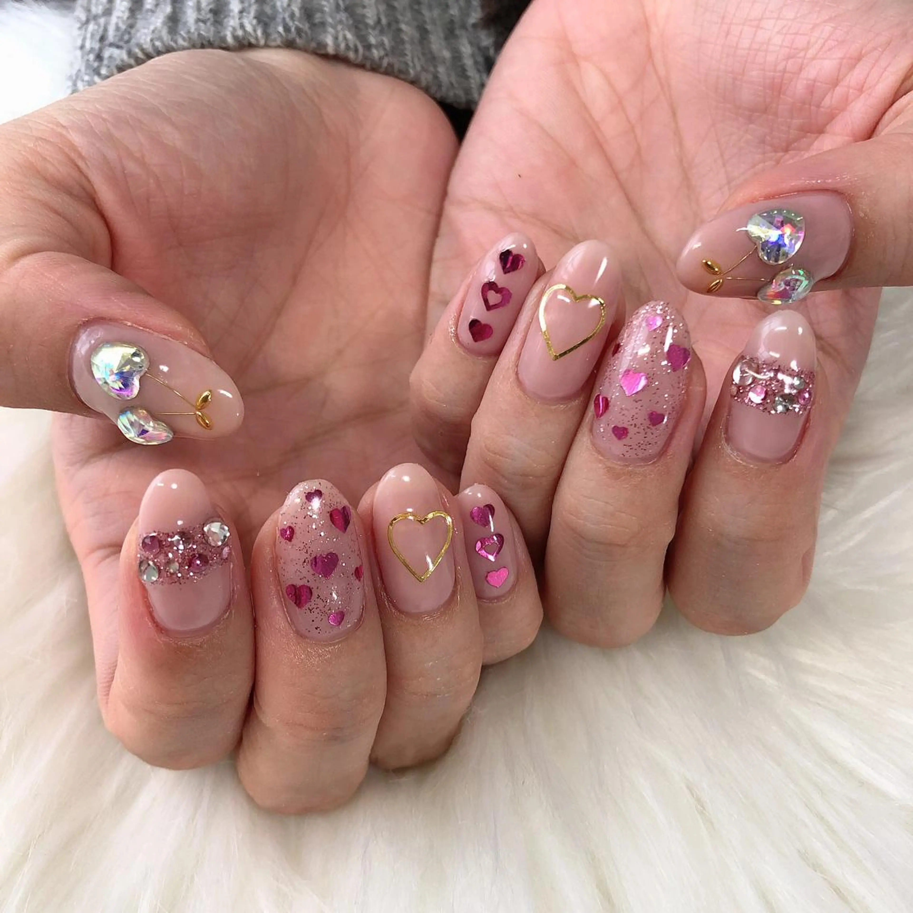 ネイル ハンドネイル 西岡 杏のネイルデザイン