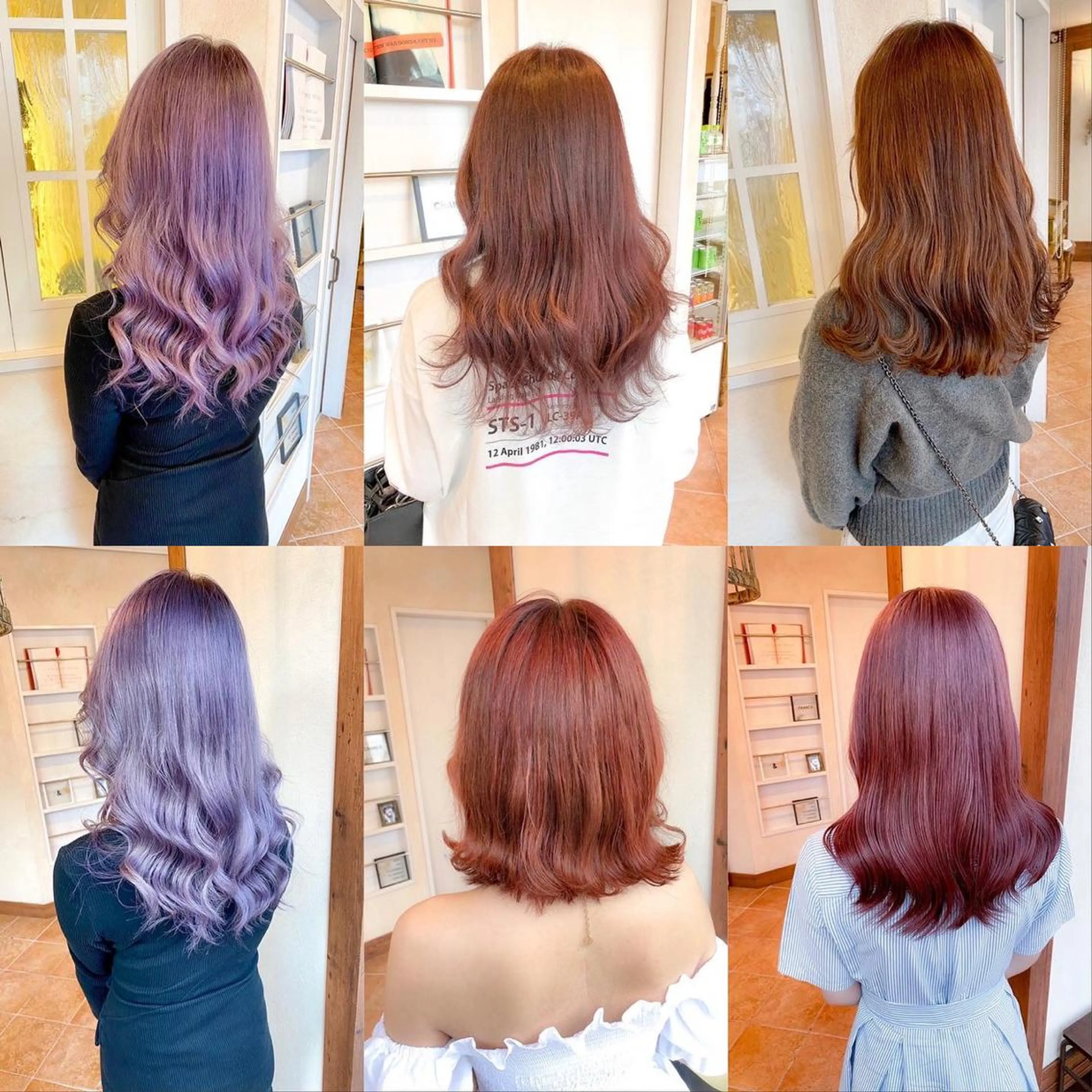 セミロング カラー 韓国ハッシュカット/ 新宿/髪質改善/岡崎のヘアスタイル