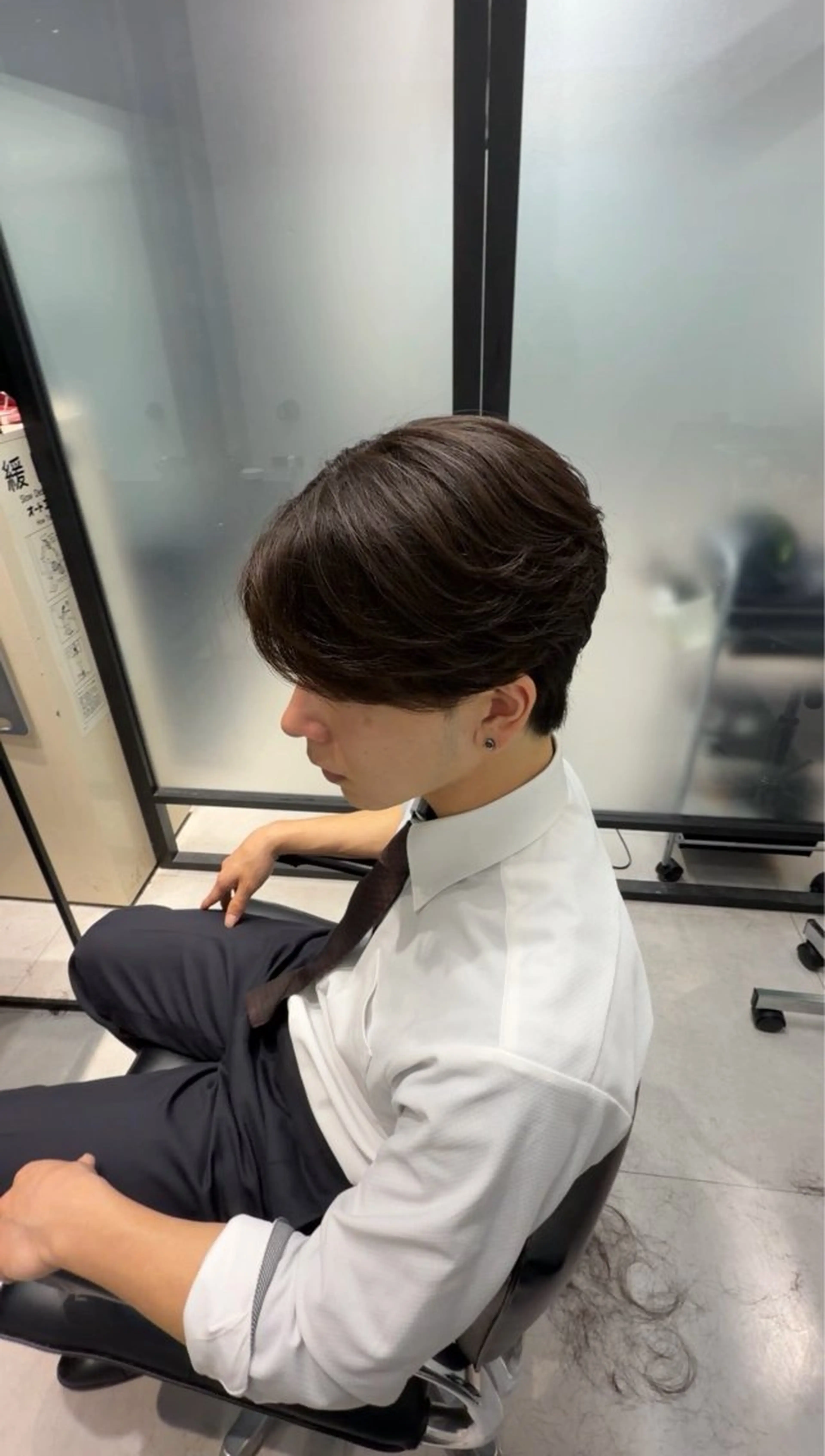 メンズ カット 縮毛矯正 曲がる縮毛矯正/ メンズパーマ森隆之介のヘアスタイル