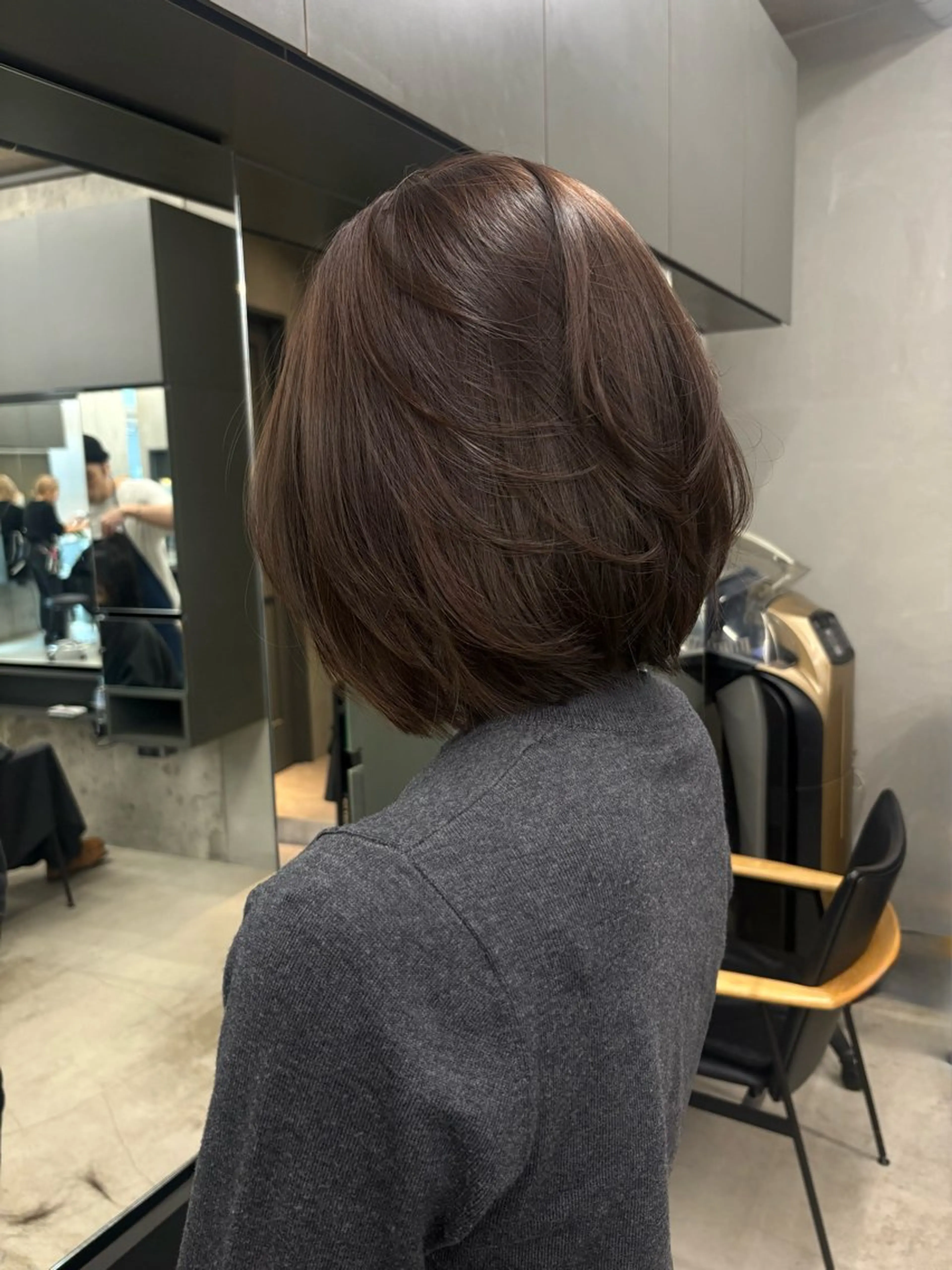 ミディアム カラー レイヤー/柔色 カラー/SAkiのヘアスタイル