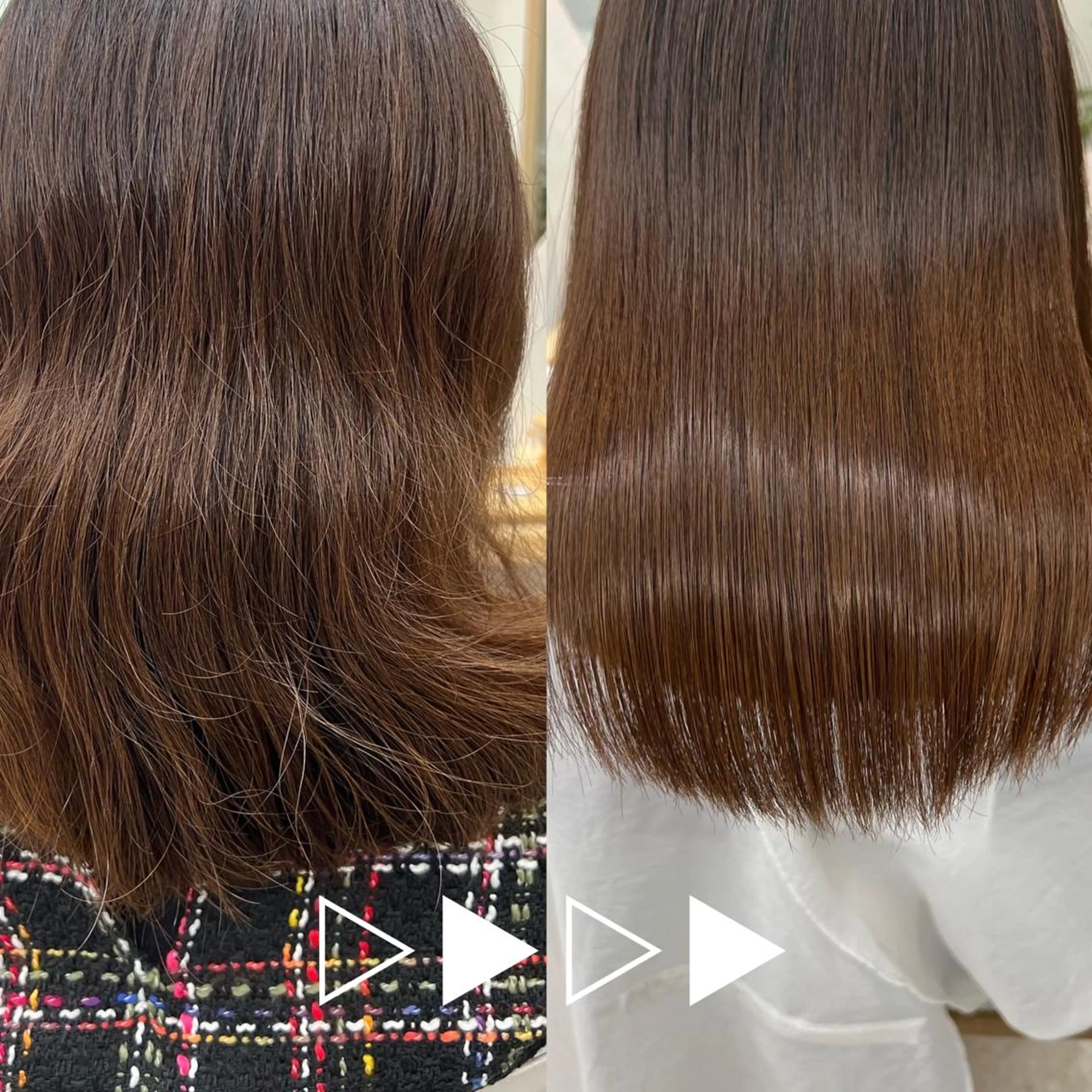 ミディアム とにかく明るい 美容師だったりしてのヘアスタイル