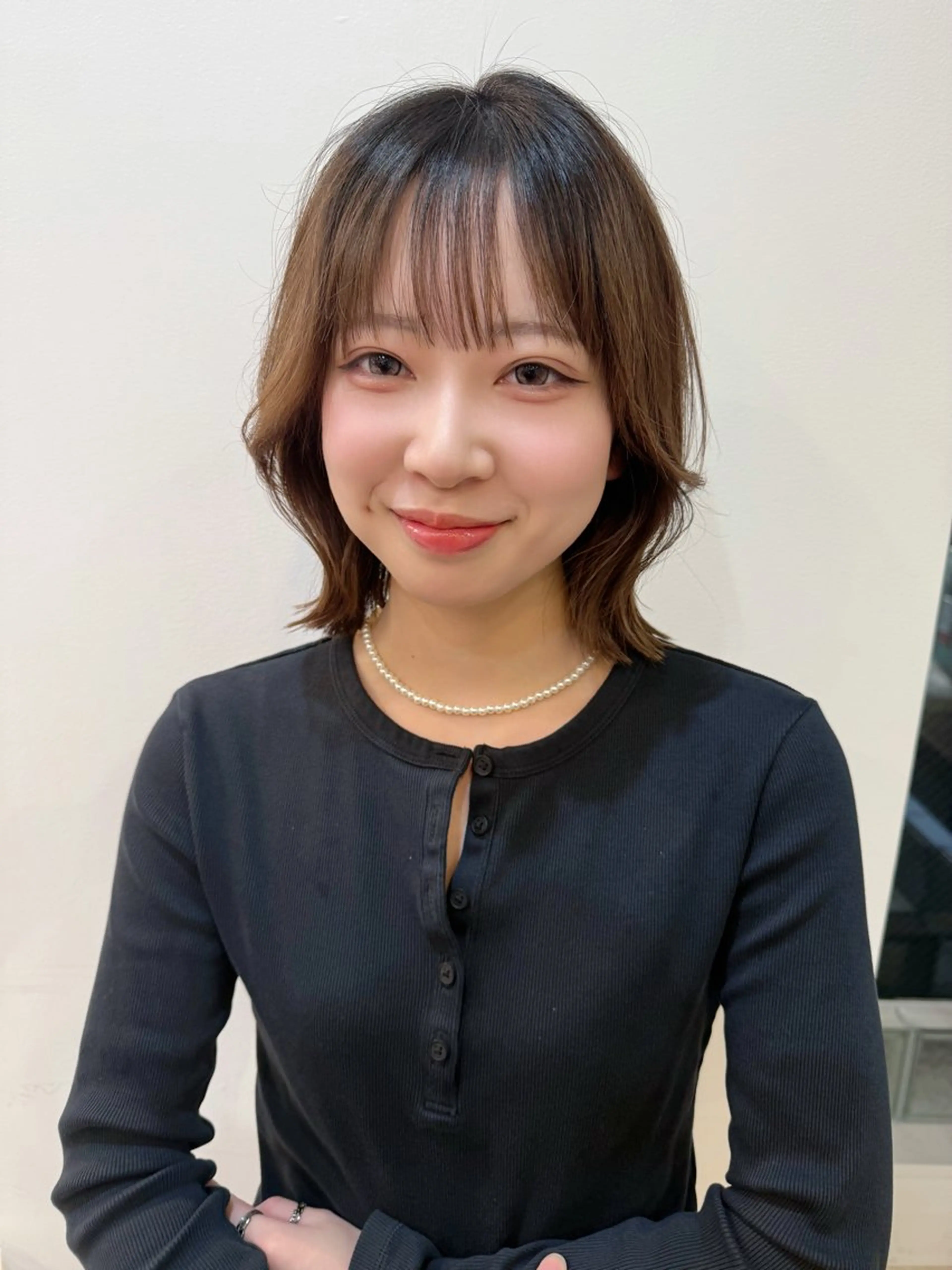 ミディアム カット 素敵になりたい方 お待ちしてます藤澤のヘアスタイル