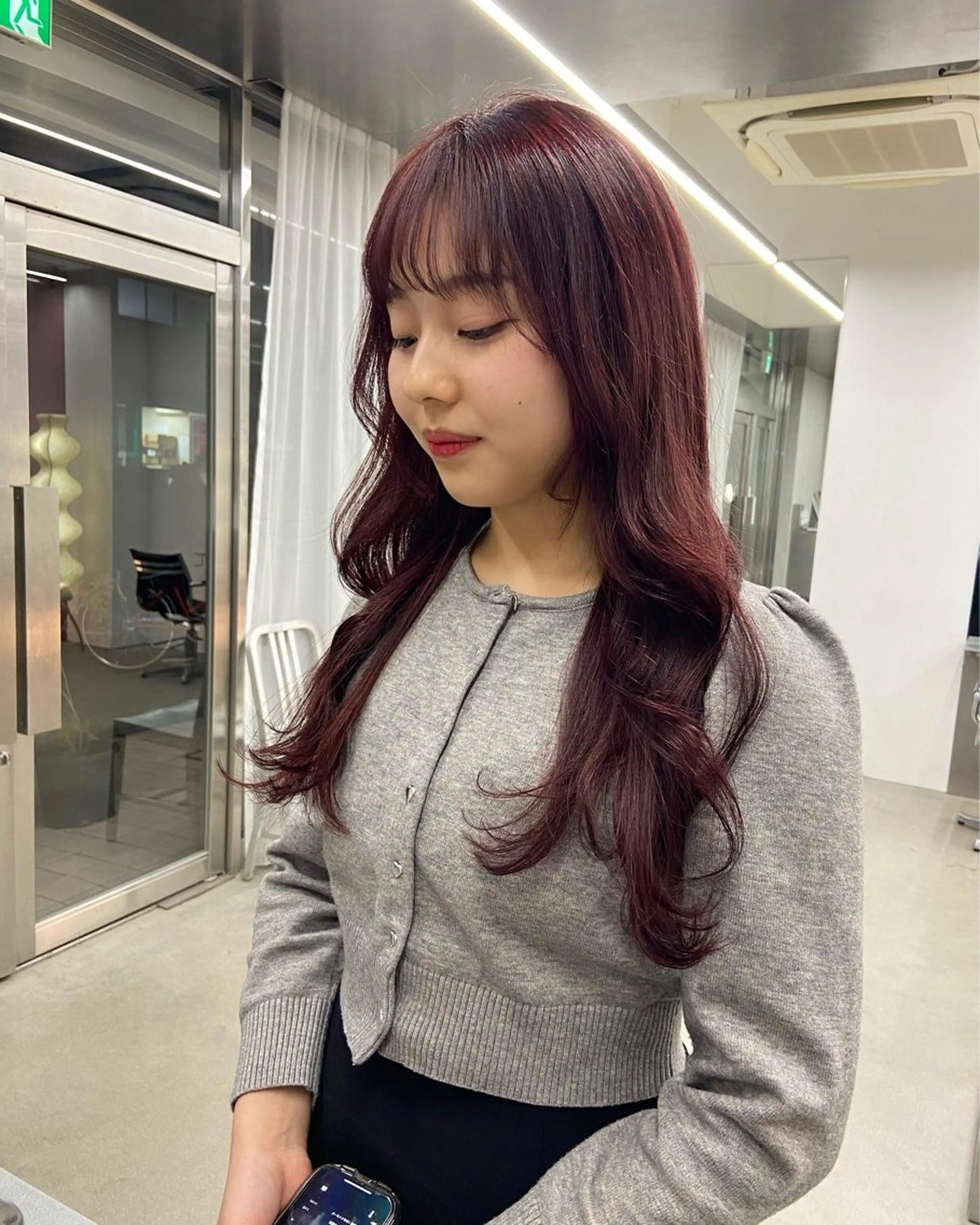 ロング カラー yuna/ボブカット /ハイトーンカラーのヘアスタイル