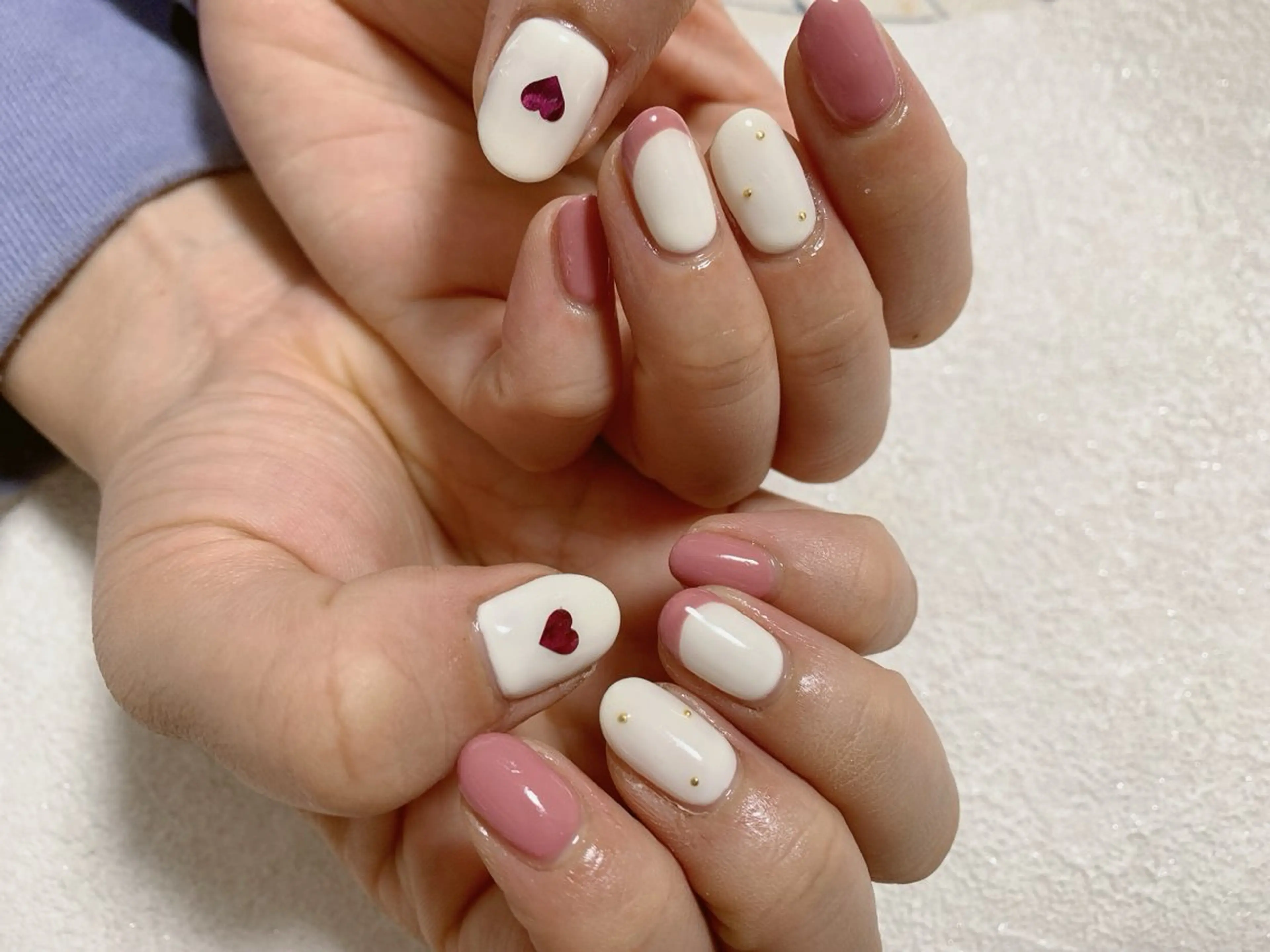 ネイル ジェルネイル 韓国ネイル メンズネイル パラジェル バレンタイン kiki nail たまプラーザのネイルデザイン