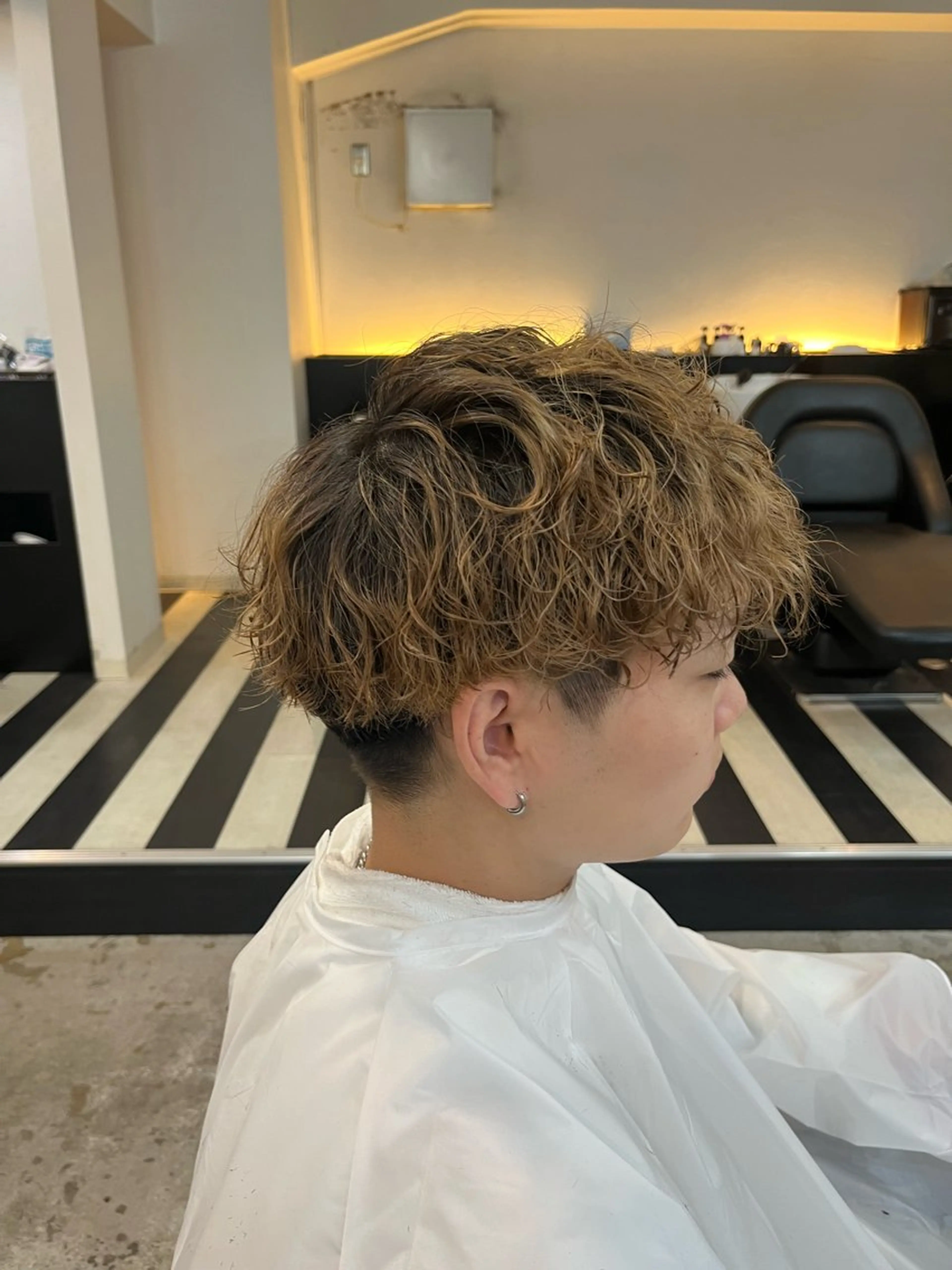 パーマ メンズ メンズハイライト メンズパーマ スペインカール スパイキーショート メンズツイストパーマ カット パーマ 💇メンズパーマ💇 木村賢司のヘアスタイル