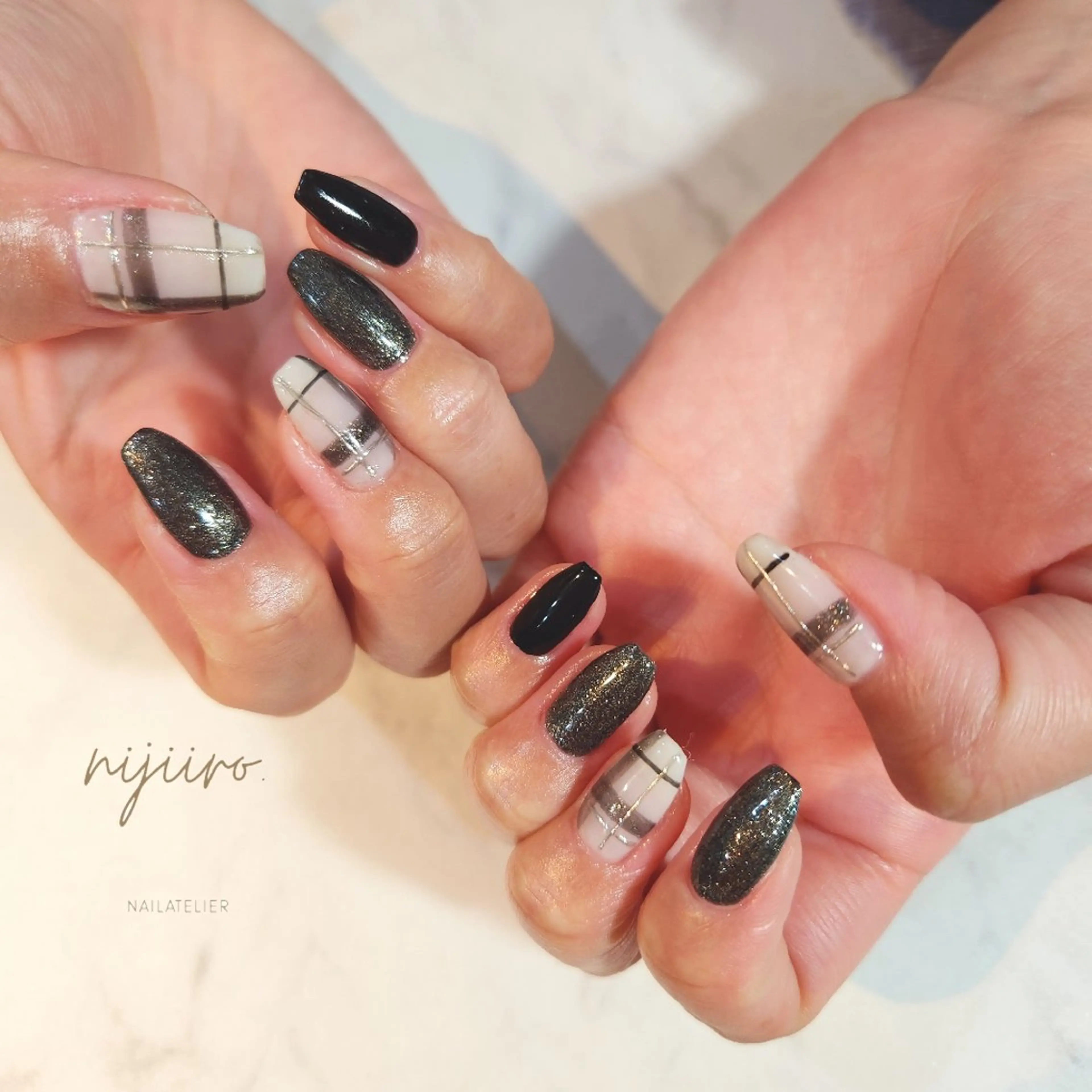 ネイル ハンドネイル nailatelier nijiiro.所属・nijiiro🌈 サトウのネイルデザイン
