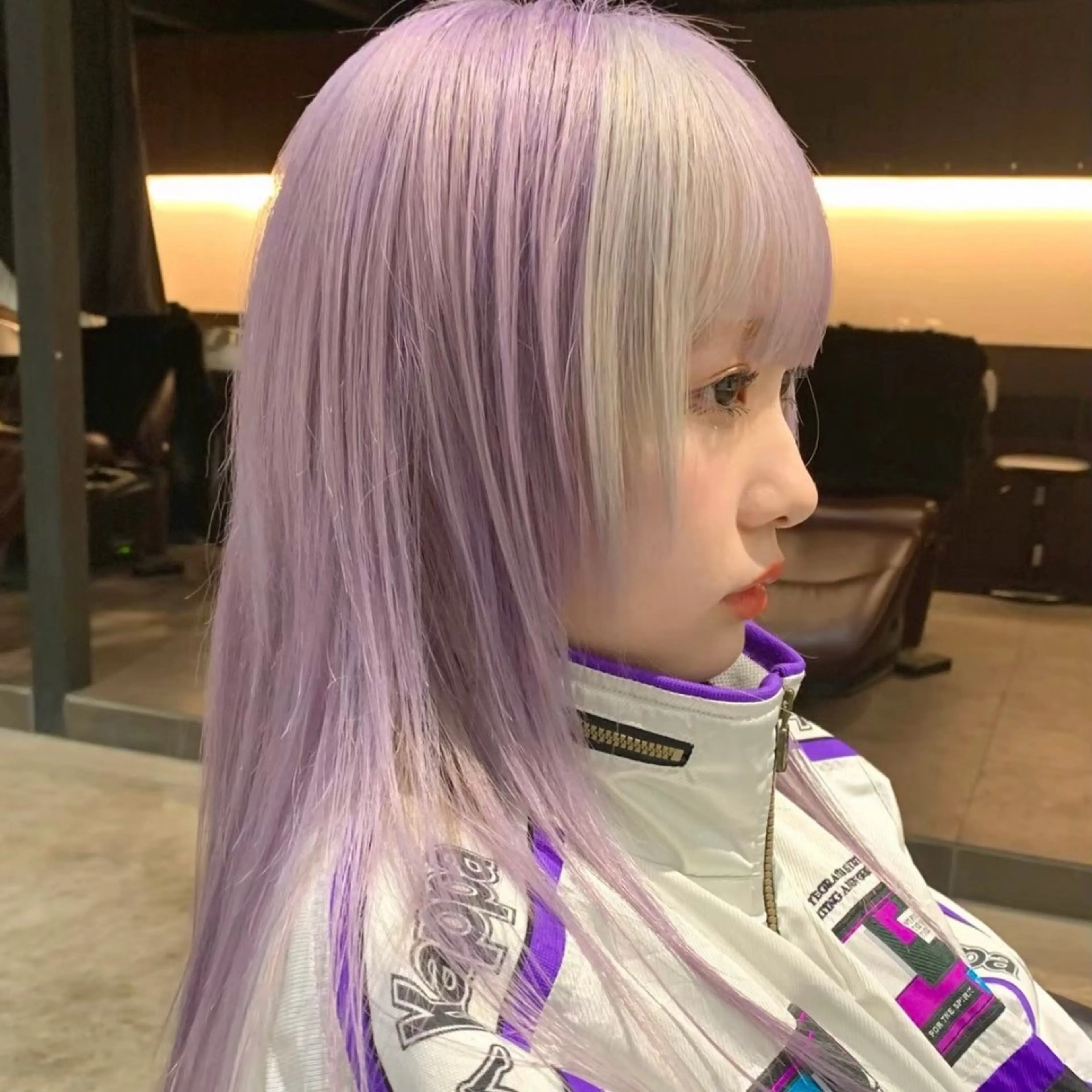 セミロング カラー ヘアカラー ハイトーン/複雑履歴 名古屋/FUTOのヘアスタイル