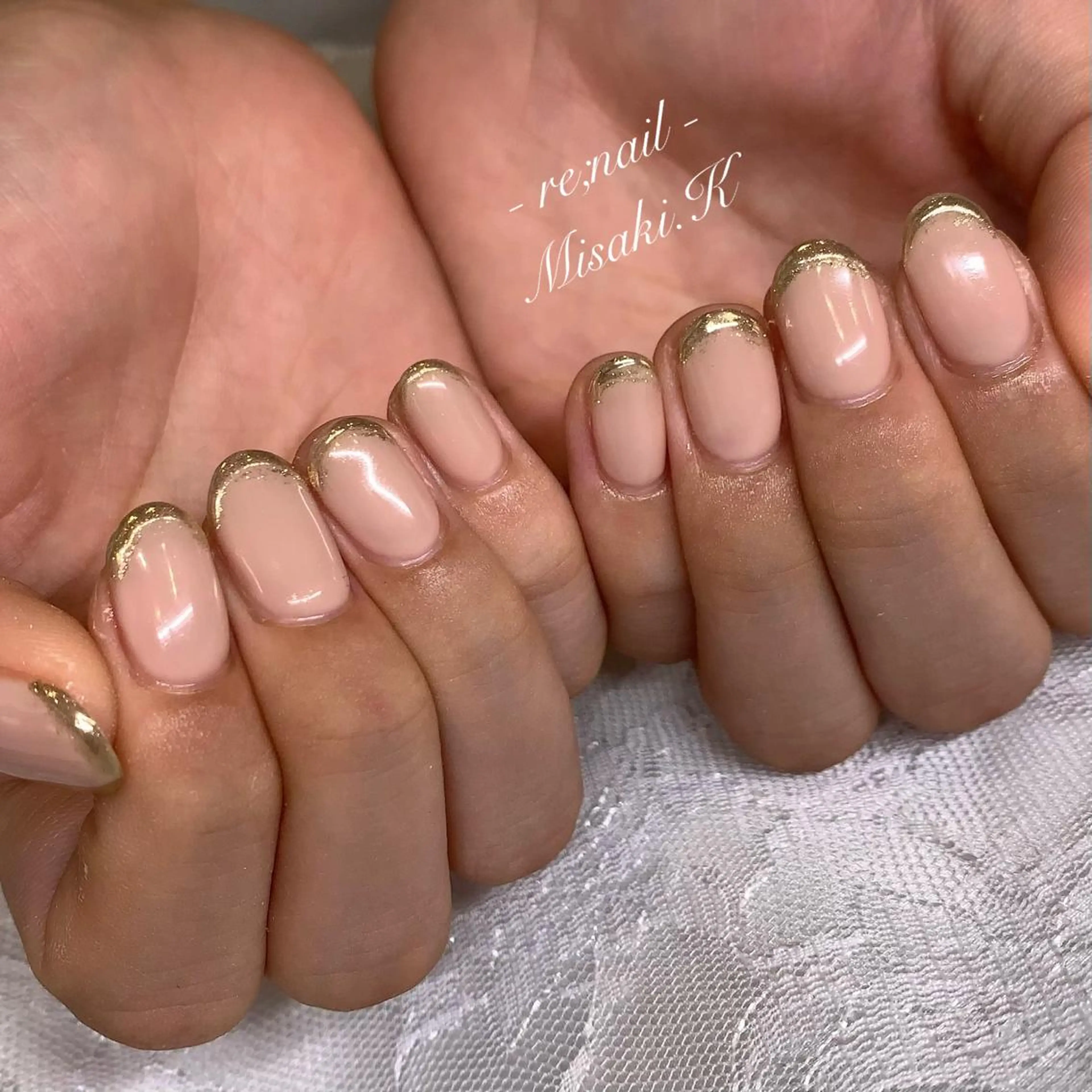 ネイル アートネイル ミラーネイル K. Misakiのネイルデザイン