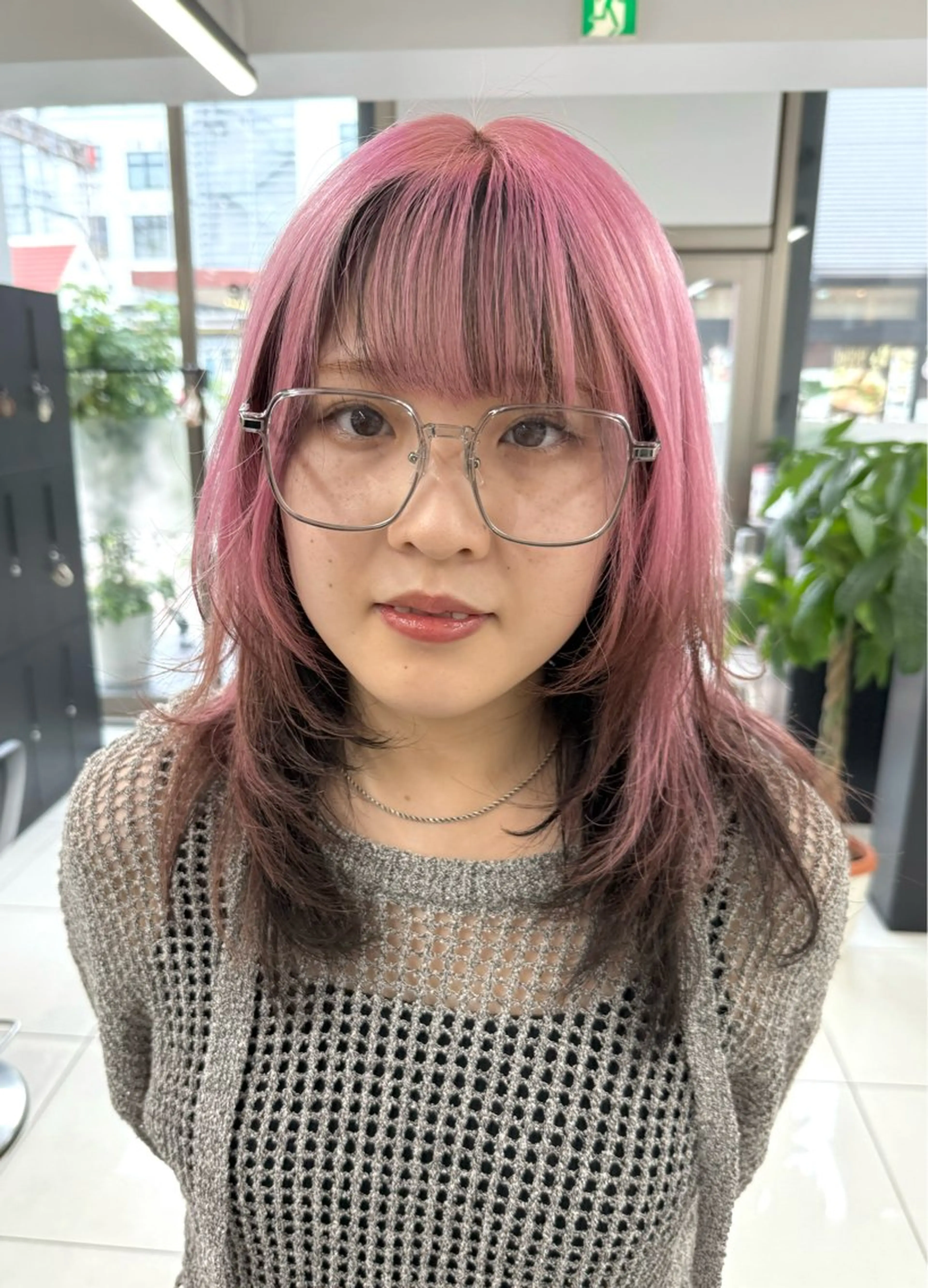 ミディアム カラー ヘアカラー トリートメント 🍀お悩み改善憧れの 美髪　小林風雅のヘアスタイル