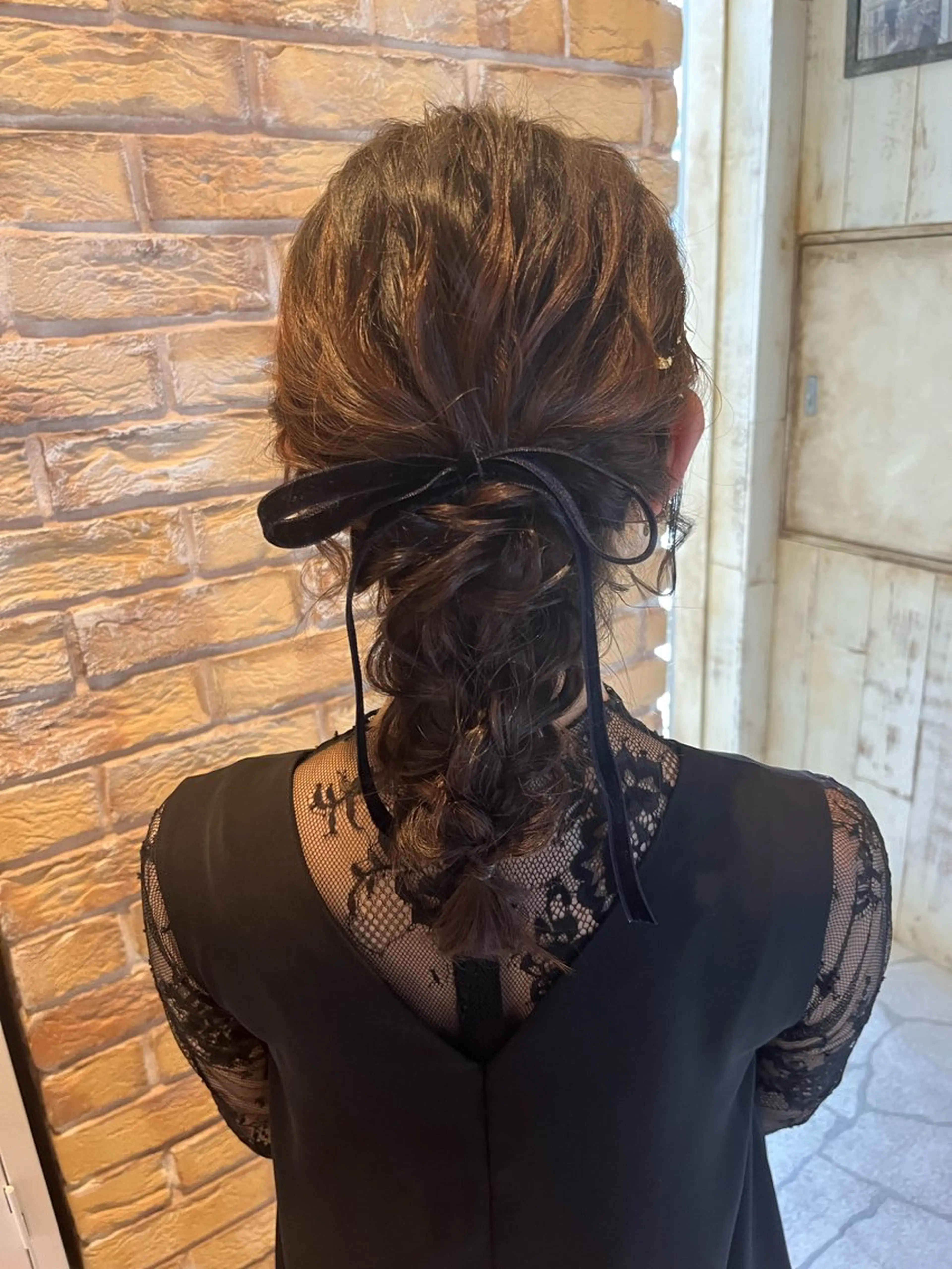 セミロング ヘアアレンジ ヘアセット Hair salon mutto所属・似合わせスタイル 🌹mao🌹のヘアスタイル