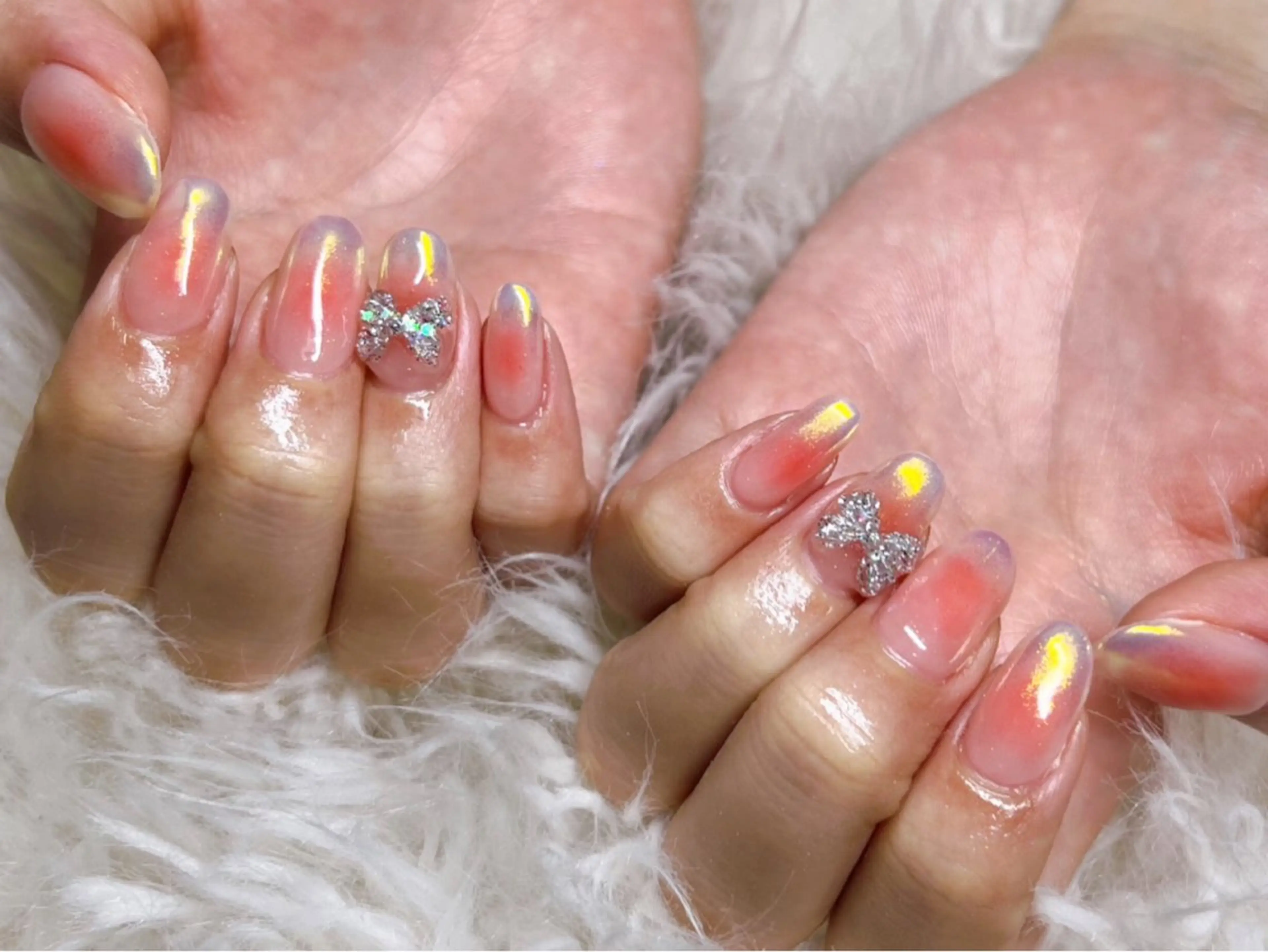 【ジェル】ワンホンお任せネイル♪(オフ込み)の写真