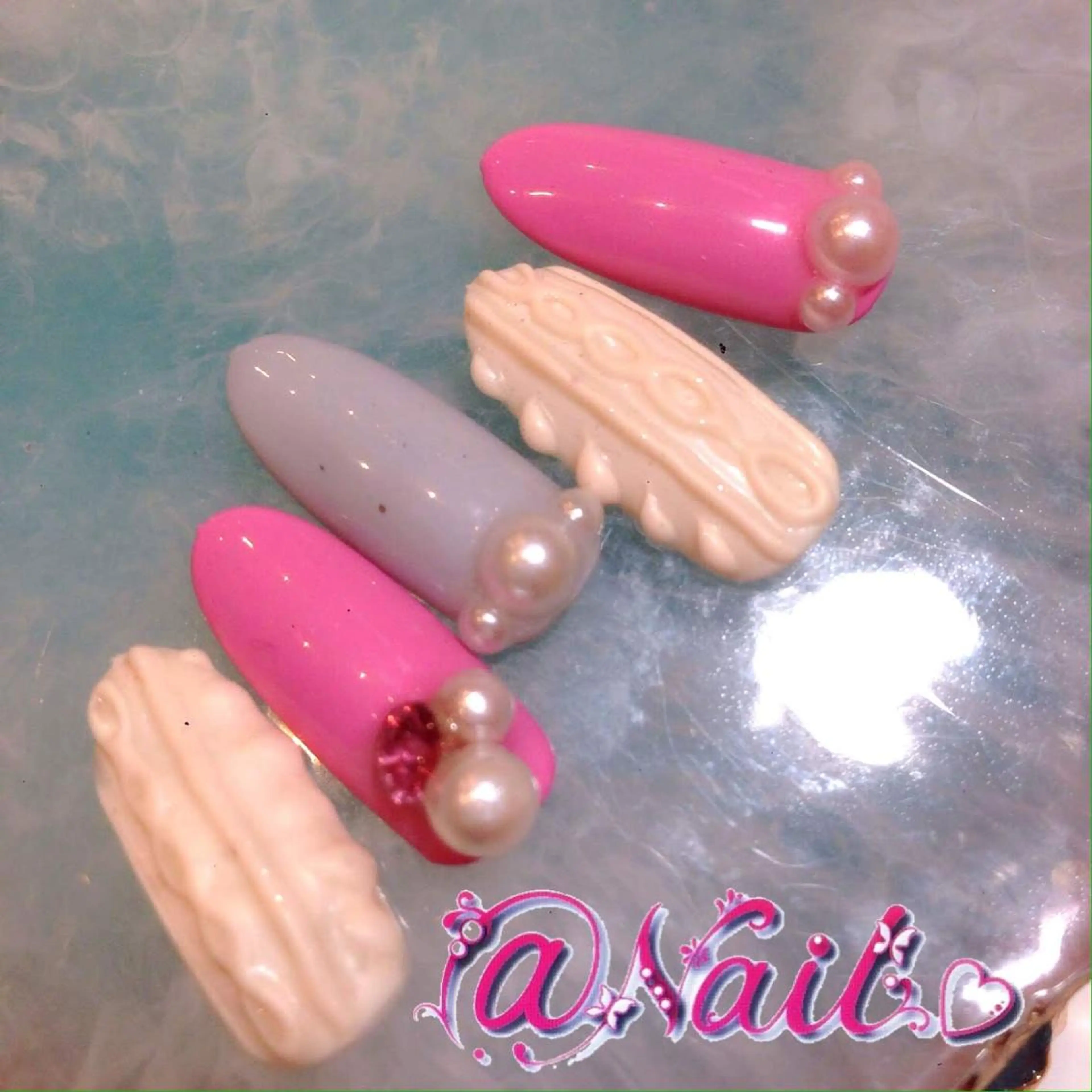 ネイル ネイルチップ 小尾 栞のネイルデザイン