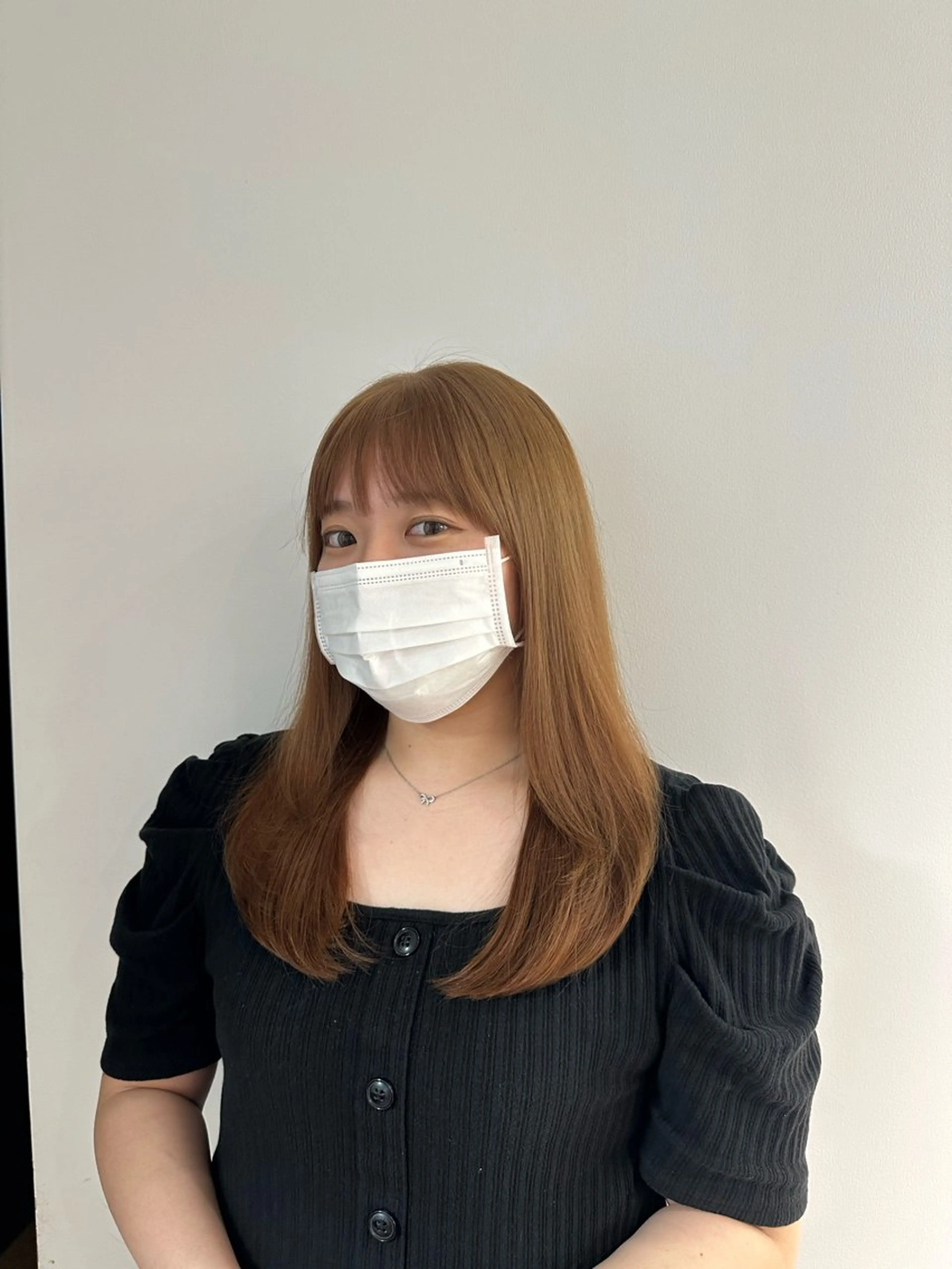 ロング カラー ブラウンカラー キャラメルブラウン ダブルカラー レイヤーカット 増田 百花のヘアスタイル