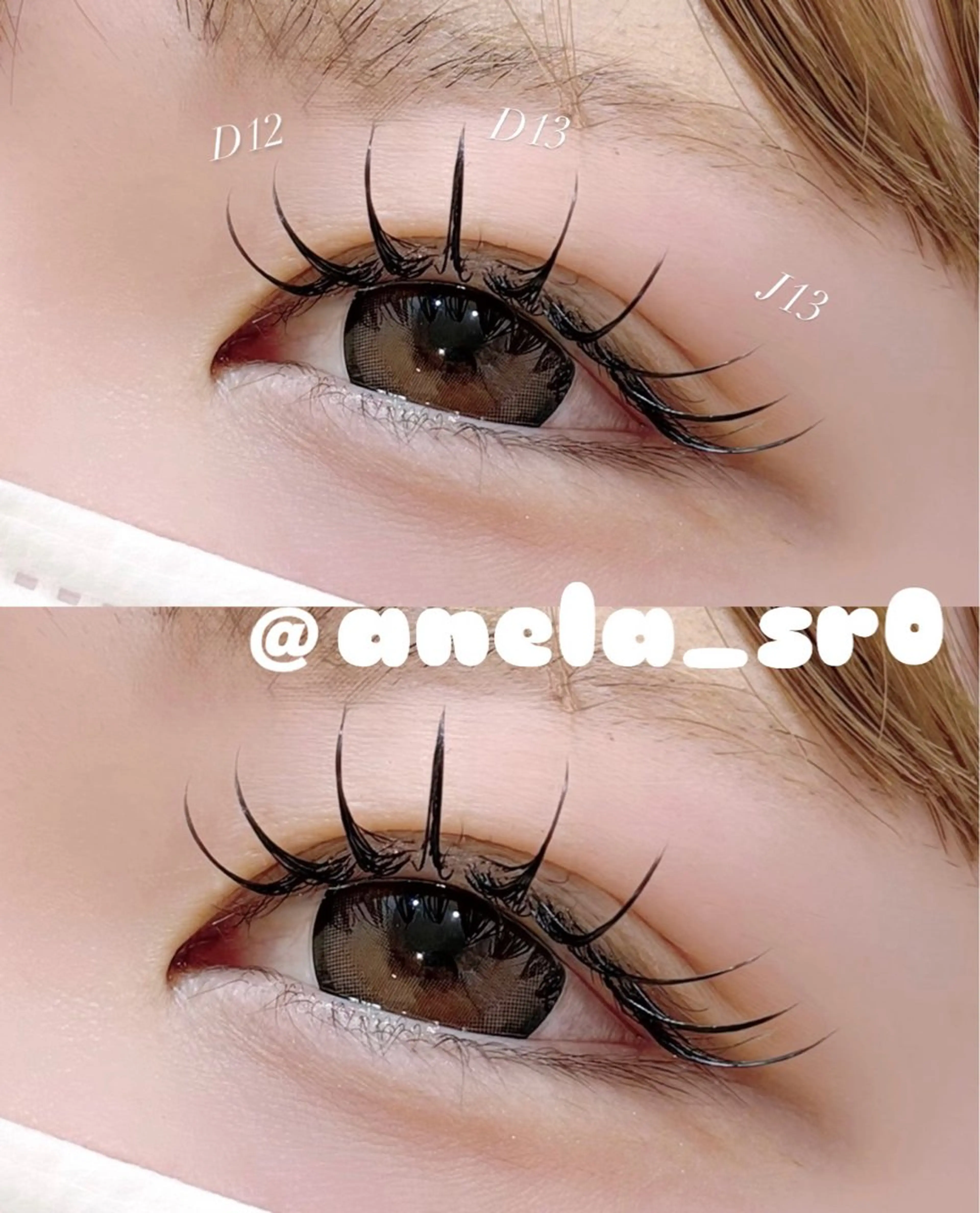 マツエク・マツパ フラットラッシュ 目尻長め マツエク Eyelash & Nail ANELA所属・🫧ANELA 堀江🩵の眉毛・アイブロウイメージ