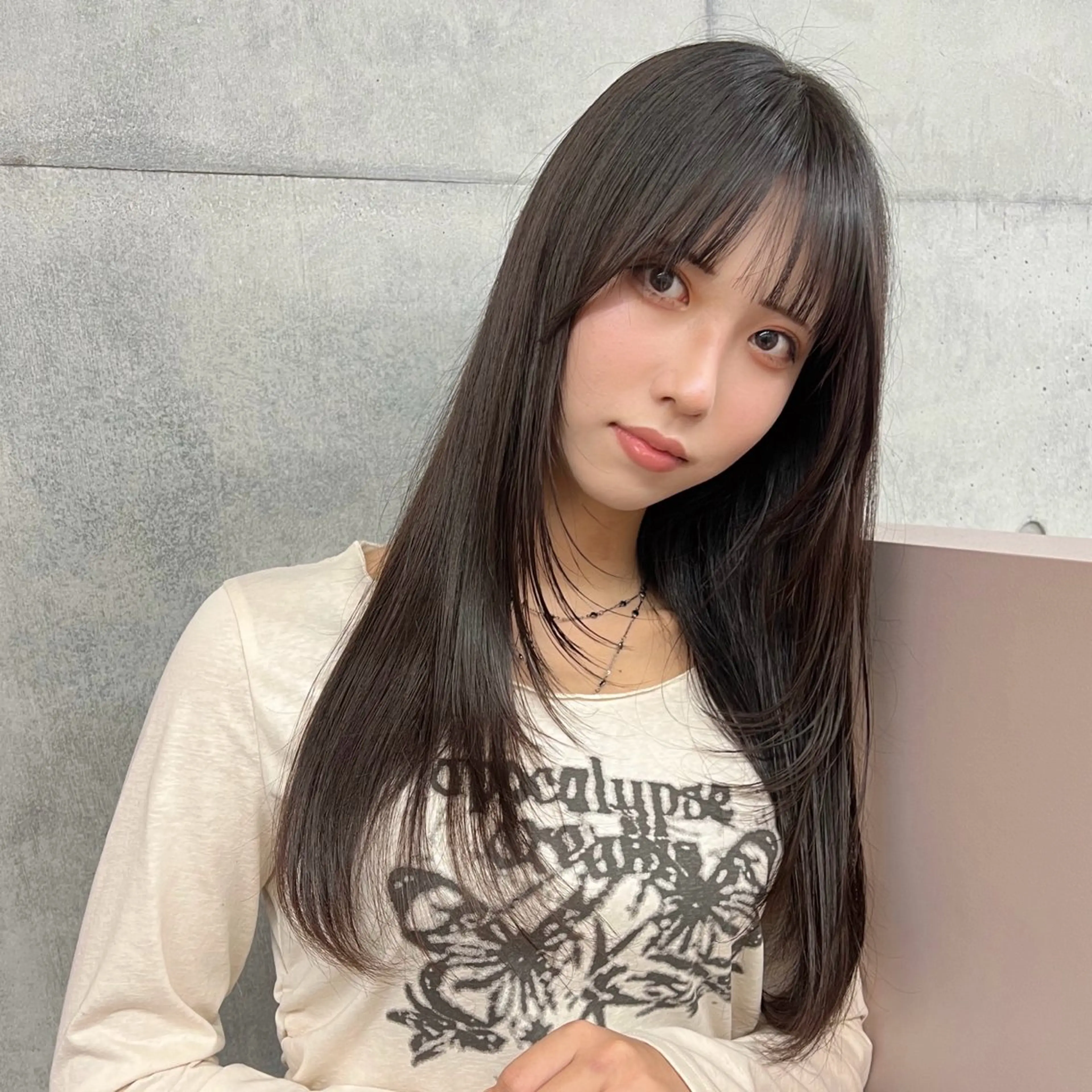 ロング ロングレイヤー ボブ レイヤーカット ロング カコ/レイヤーカット ヘアアレンジのヘアスタイル