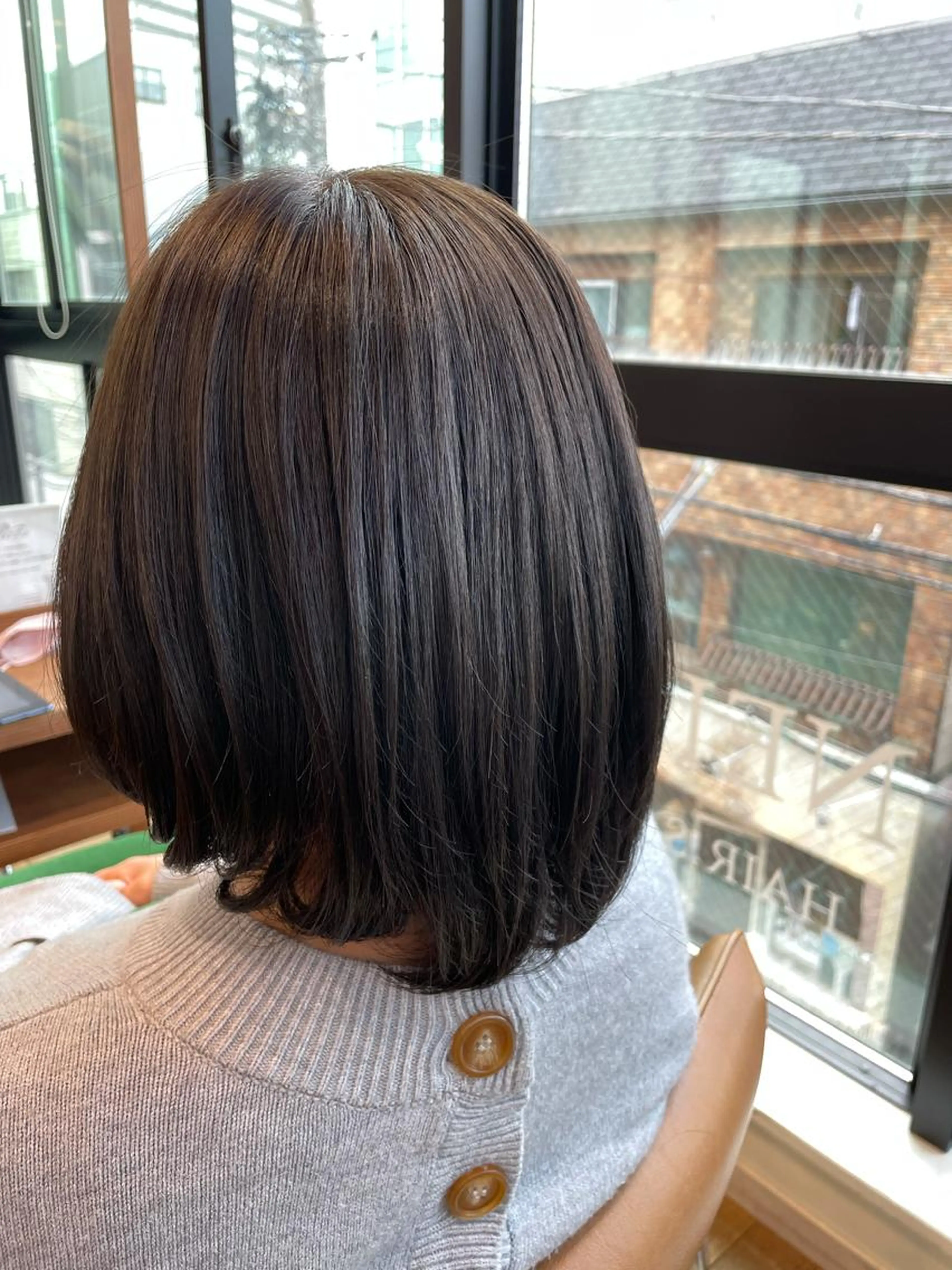 🌸新入社員応援価格🌸暗髪カラー&カットの写真