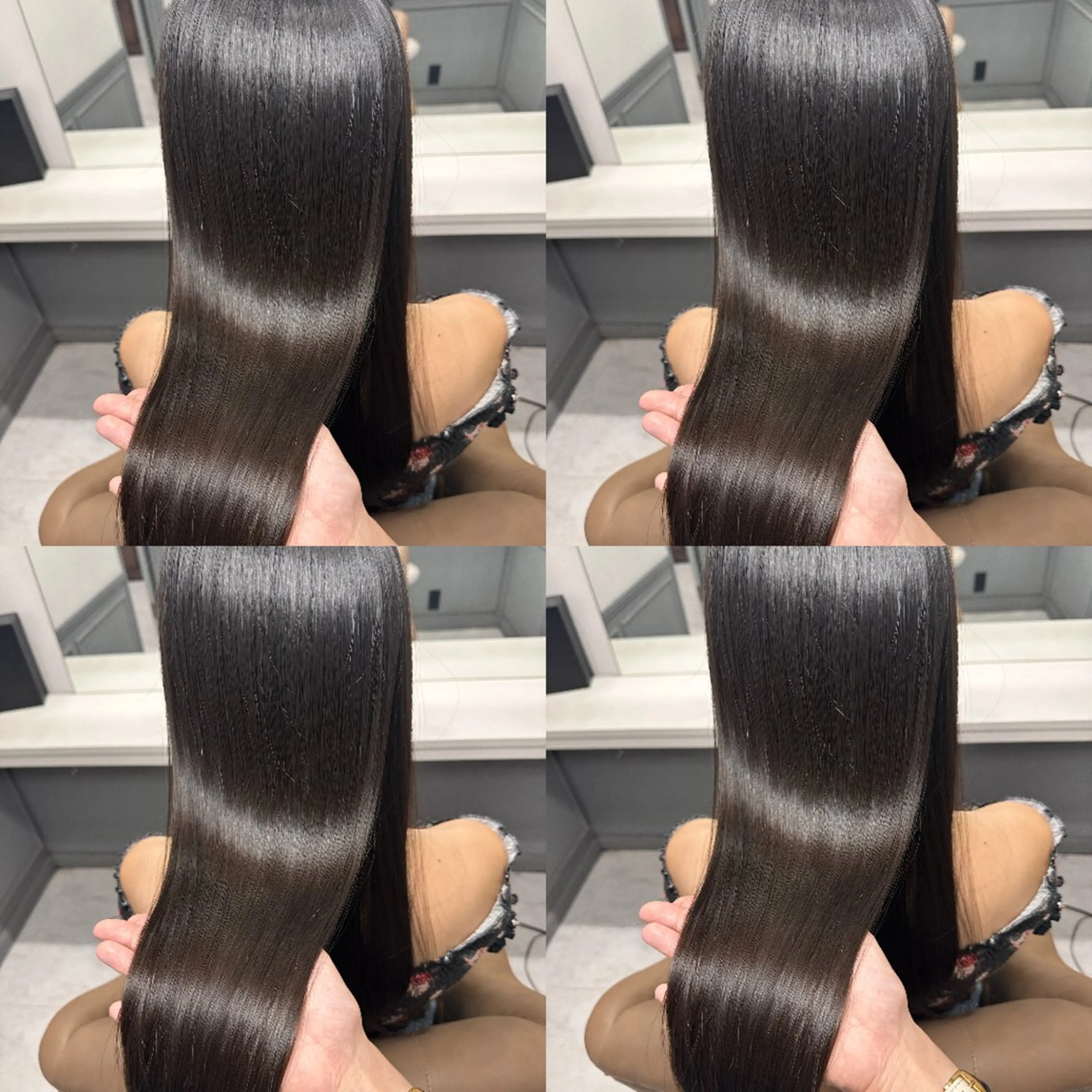 ロング カラー カット ヘアカラー トリートメント レイヤー‪✕‬前髪 顔周り特化💫ひかるのヘアスタイル