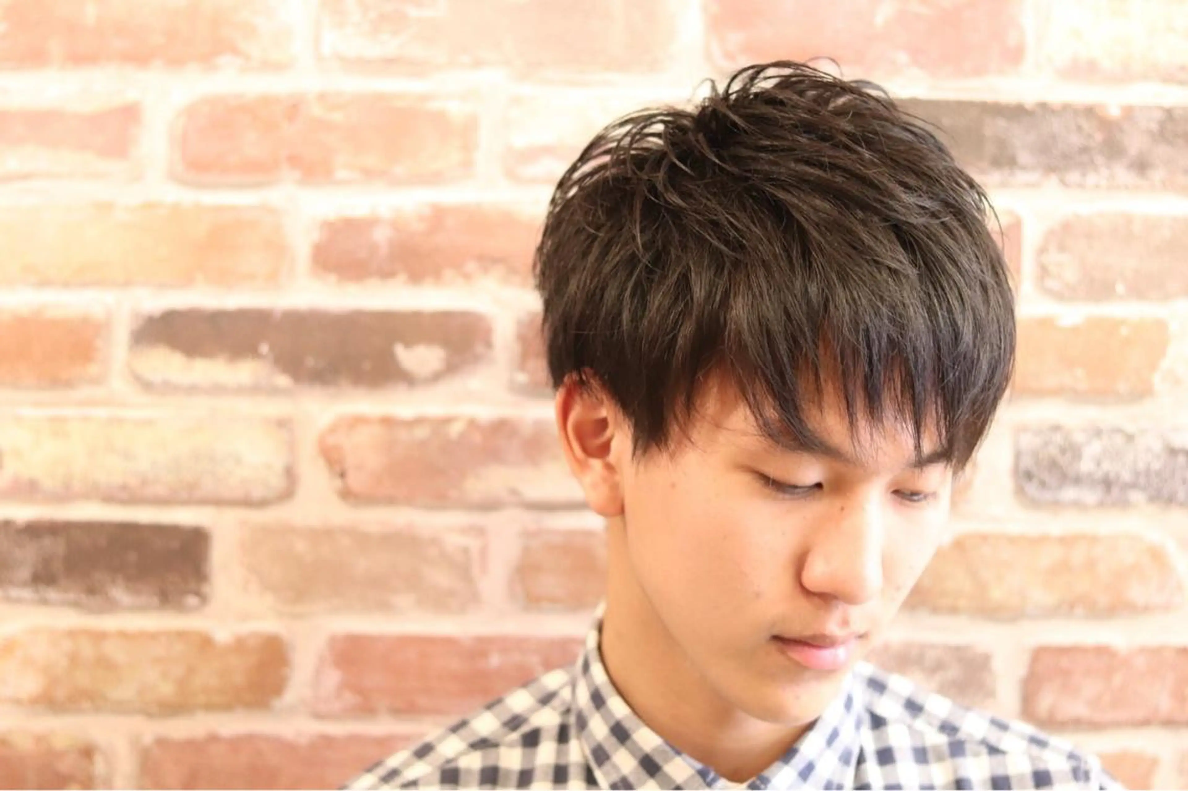 ショート メンズ メンズパーマ 石鳶 勝のヘアスタイル