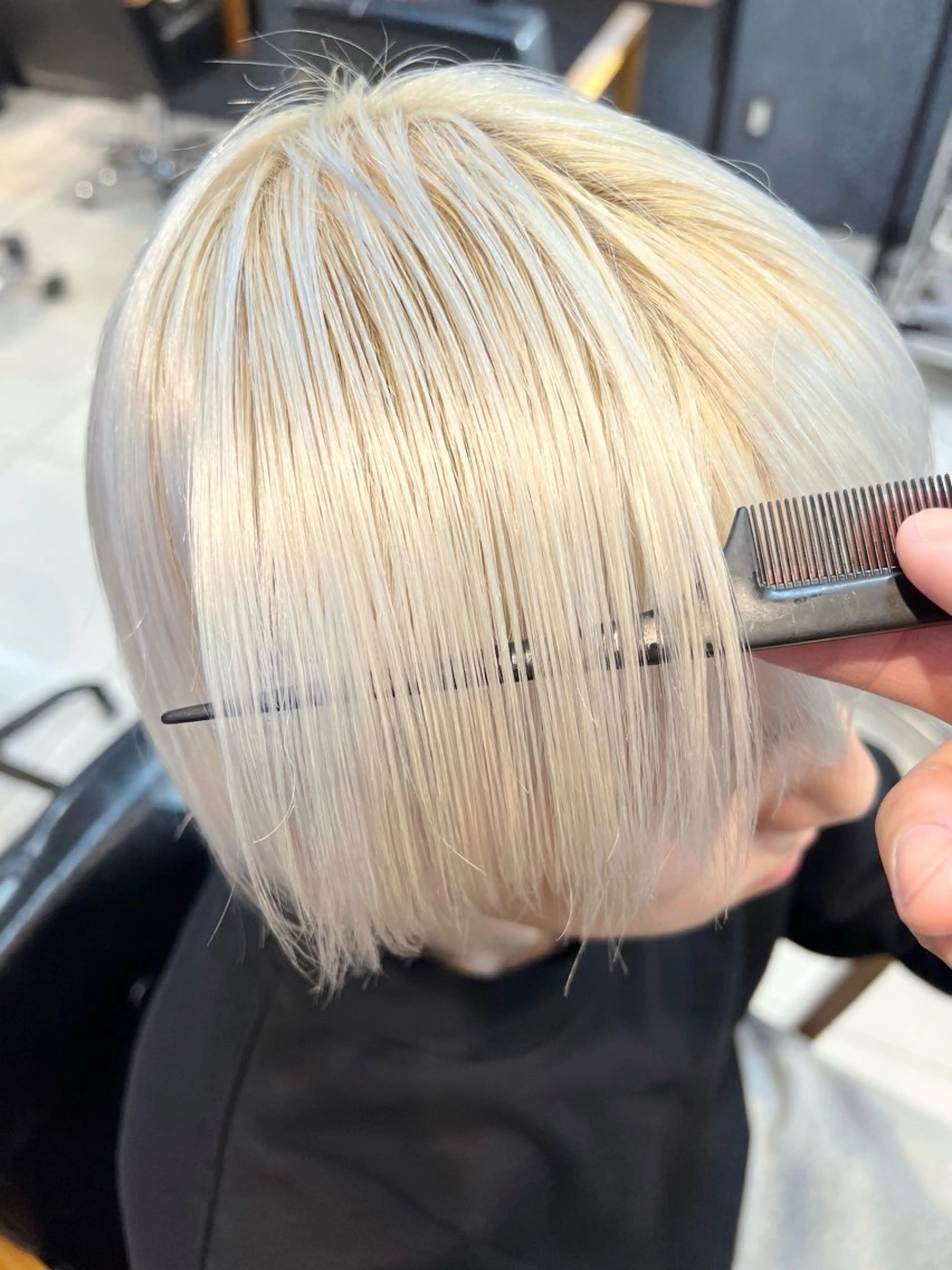 ショート カラー ブリーチ daiki 原宿のヘアスタイル