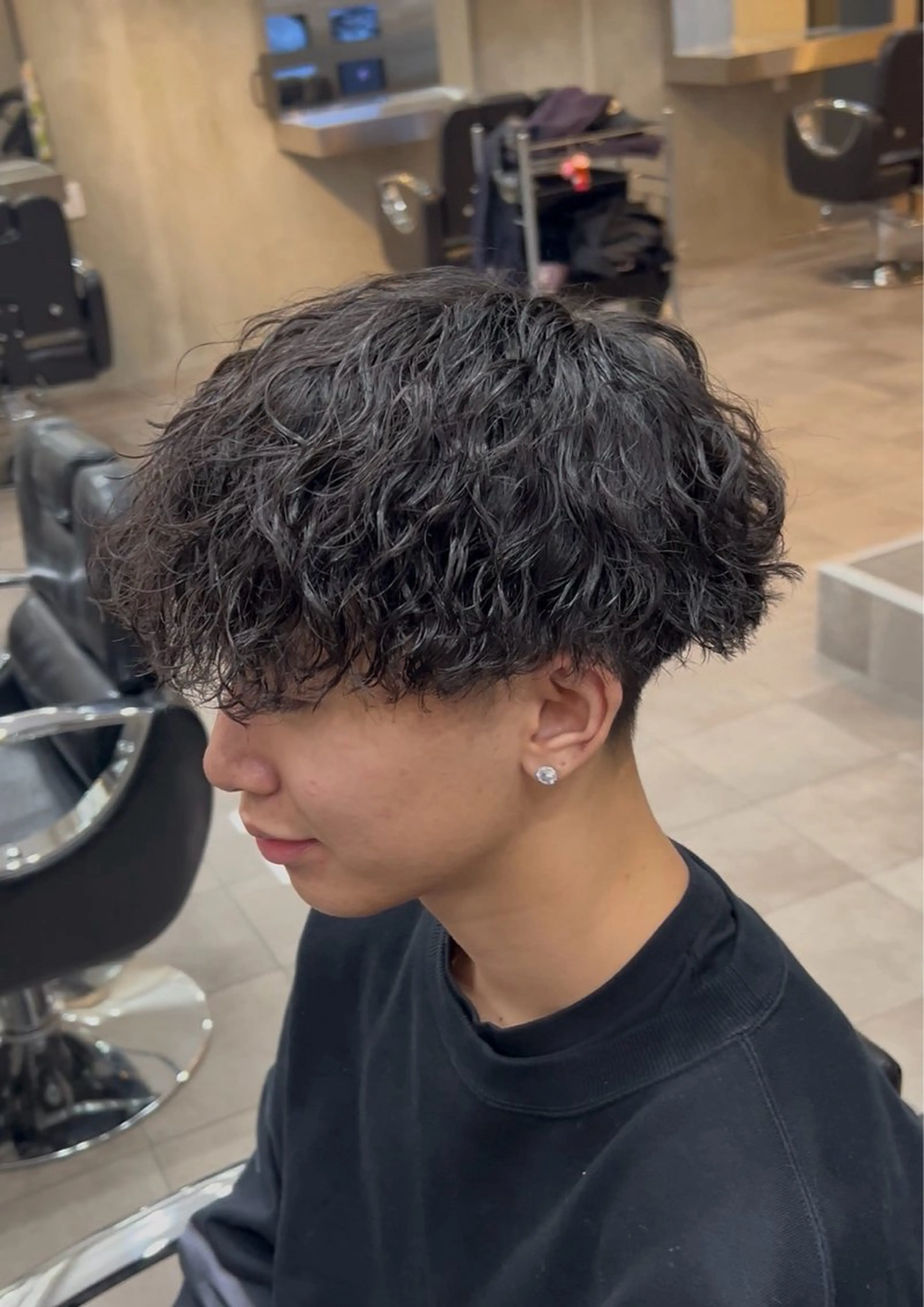 パーマ メンズ カット パーマ QOL円山 SHOTAのヘアスタイル