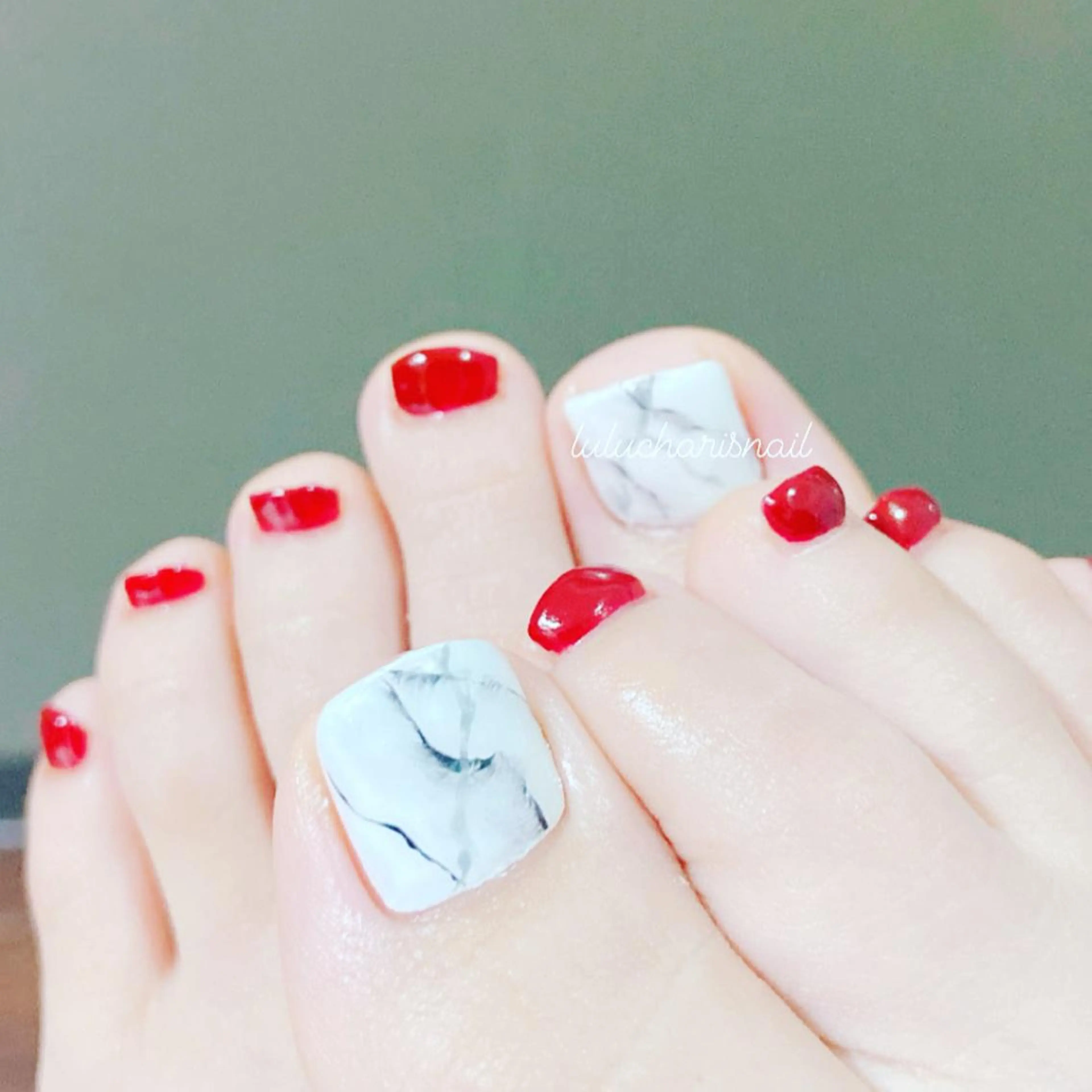 ネイル フットネイル Lulu charisu所属・lulucharis nailのネイルデザイン