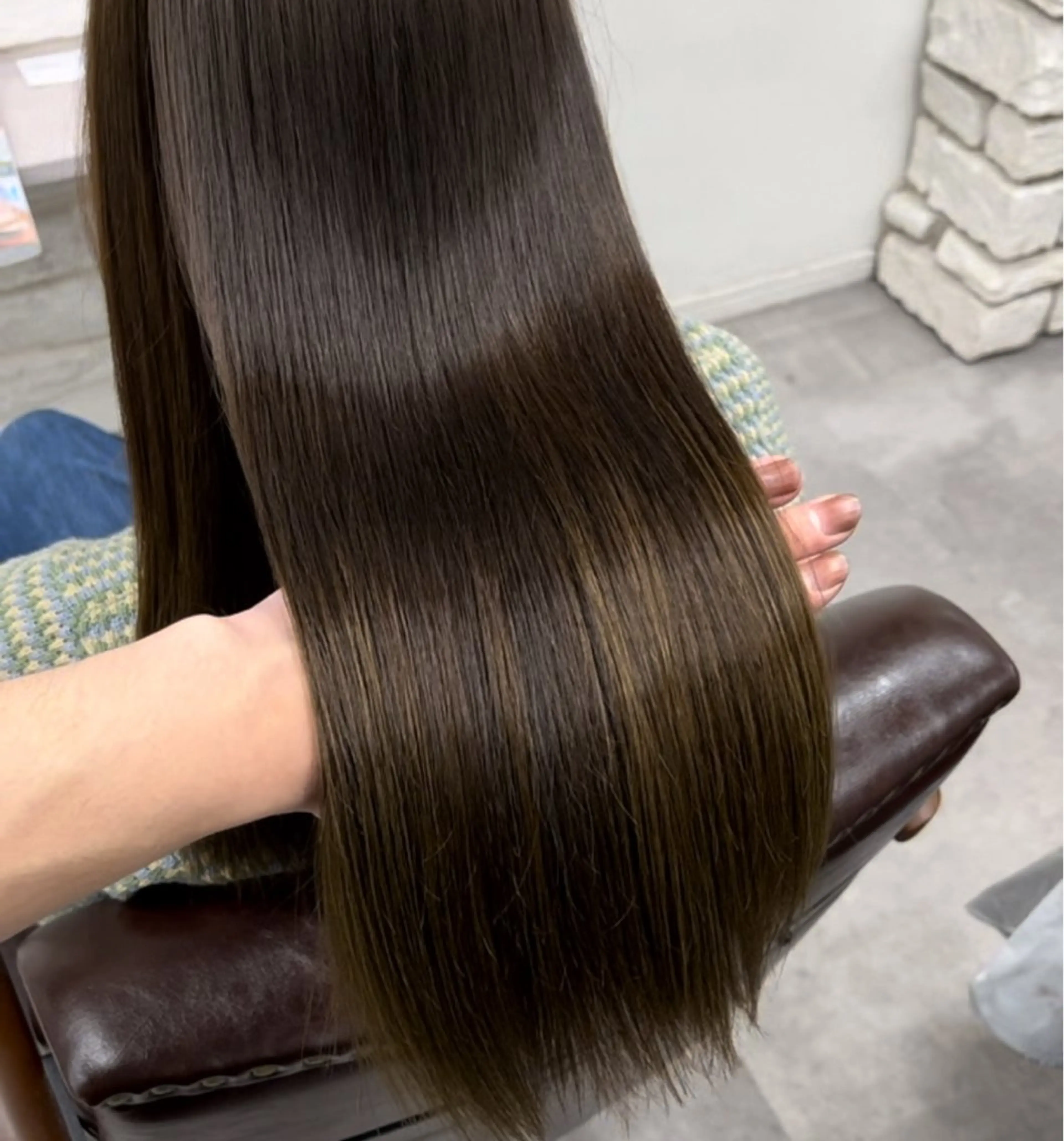 ロング 髪質改善 トリートメント カット ヘアカラー トリートメント 天王寺髪質改善なら よしみさん✨のヘアスタイル