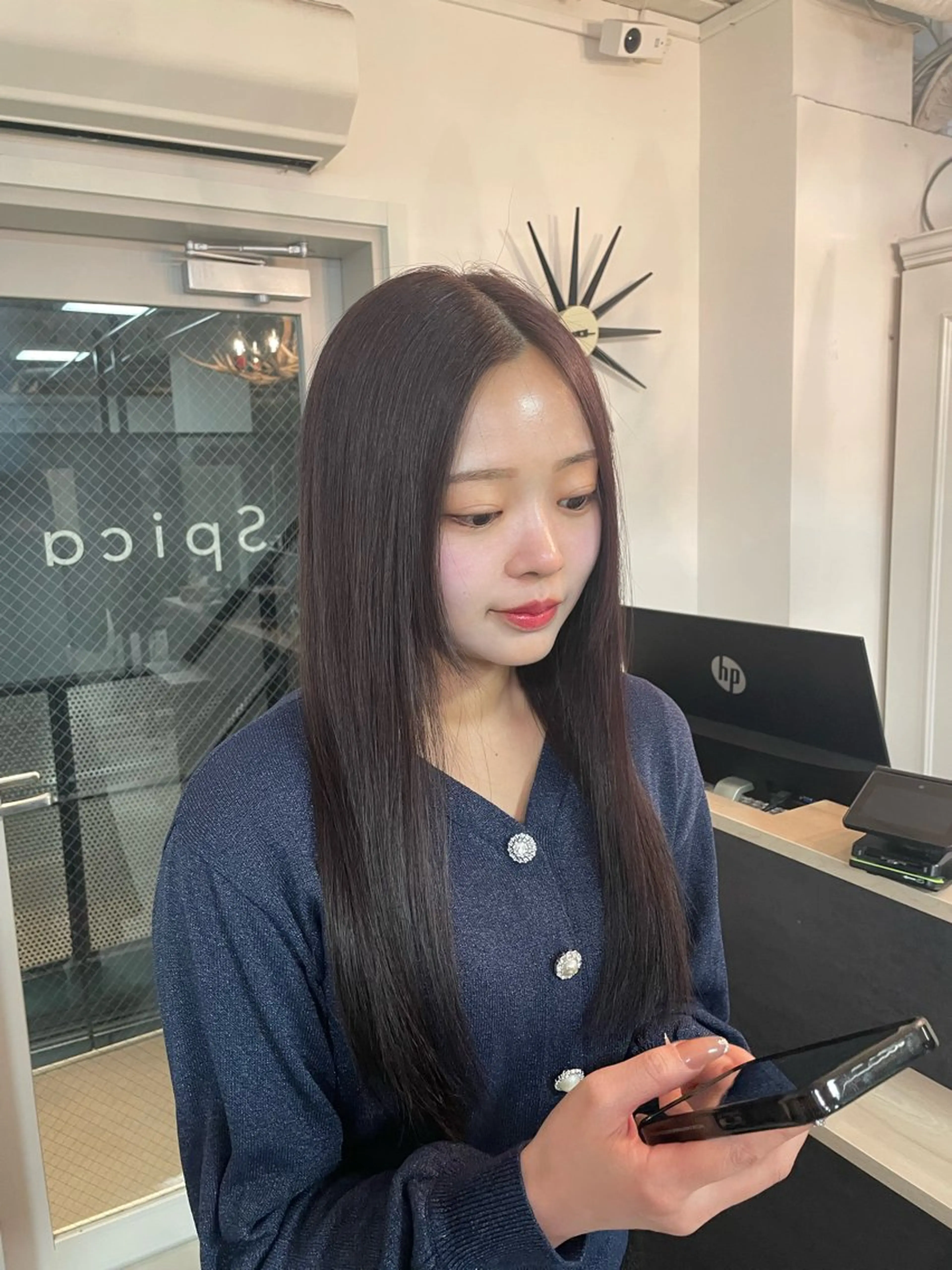 ロング カラー カット ヘアカラー トリートメント girly/柔らか カラーMitsukiのヘアスタイル