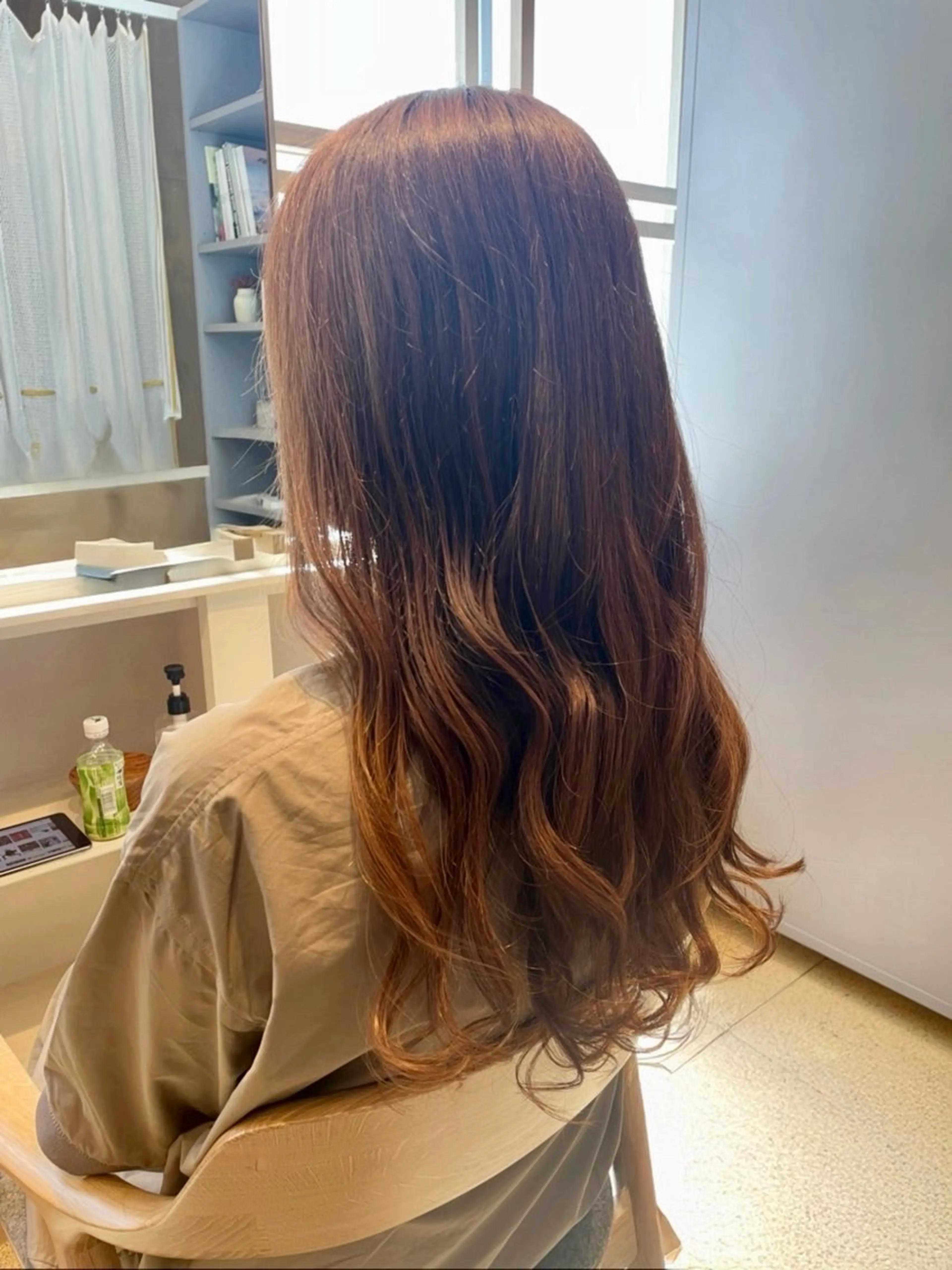 ロング カラー 【髪質改善】【美髪】 【ツヤ髪】ほしのちりのヘアスタイル