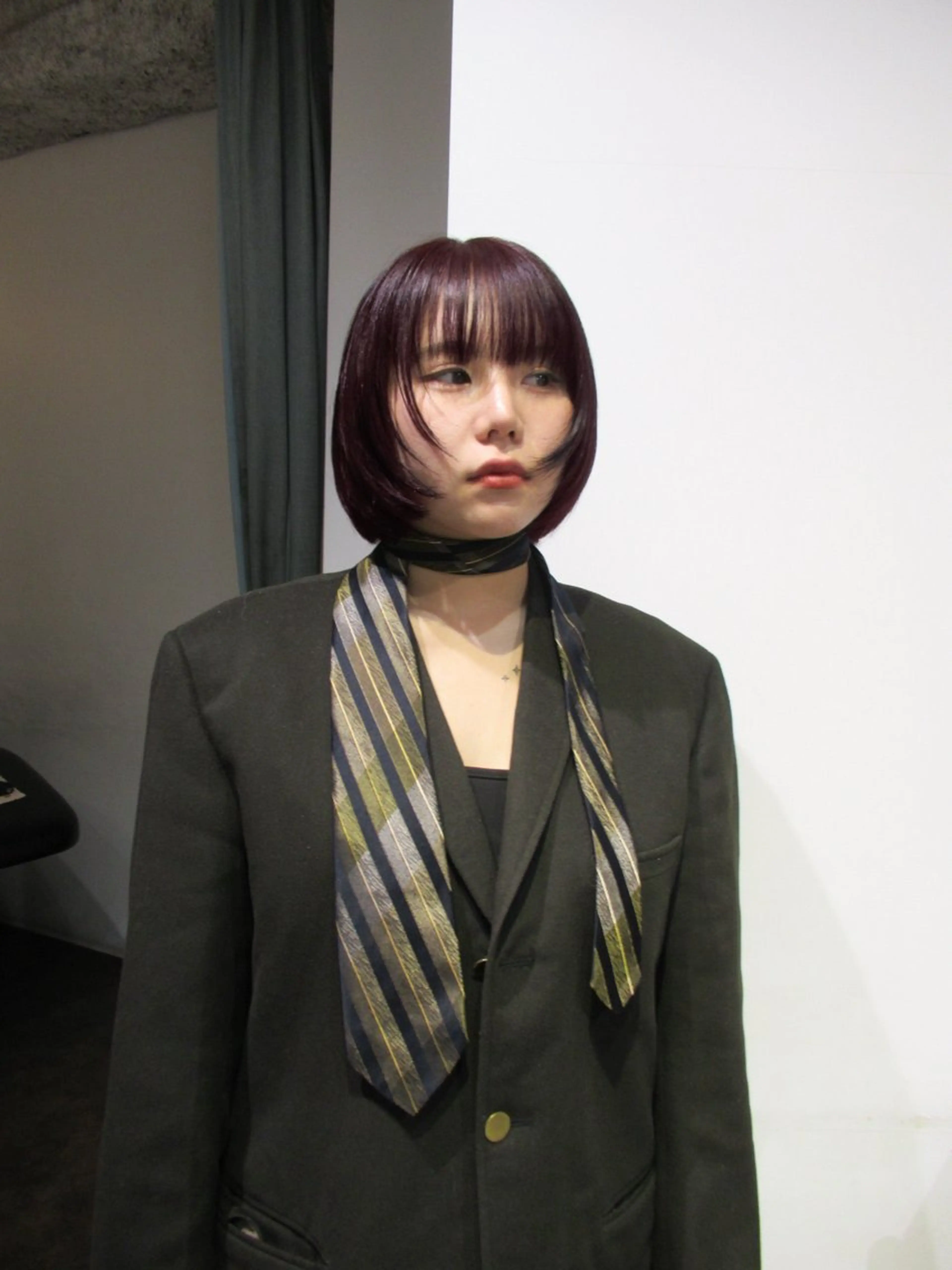 カラー レッドカラー ヘアカラー トリートメント 無料カットモデル募集 ／ueno aiのヘアスタイル