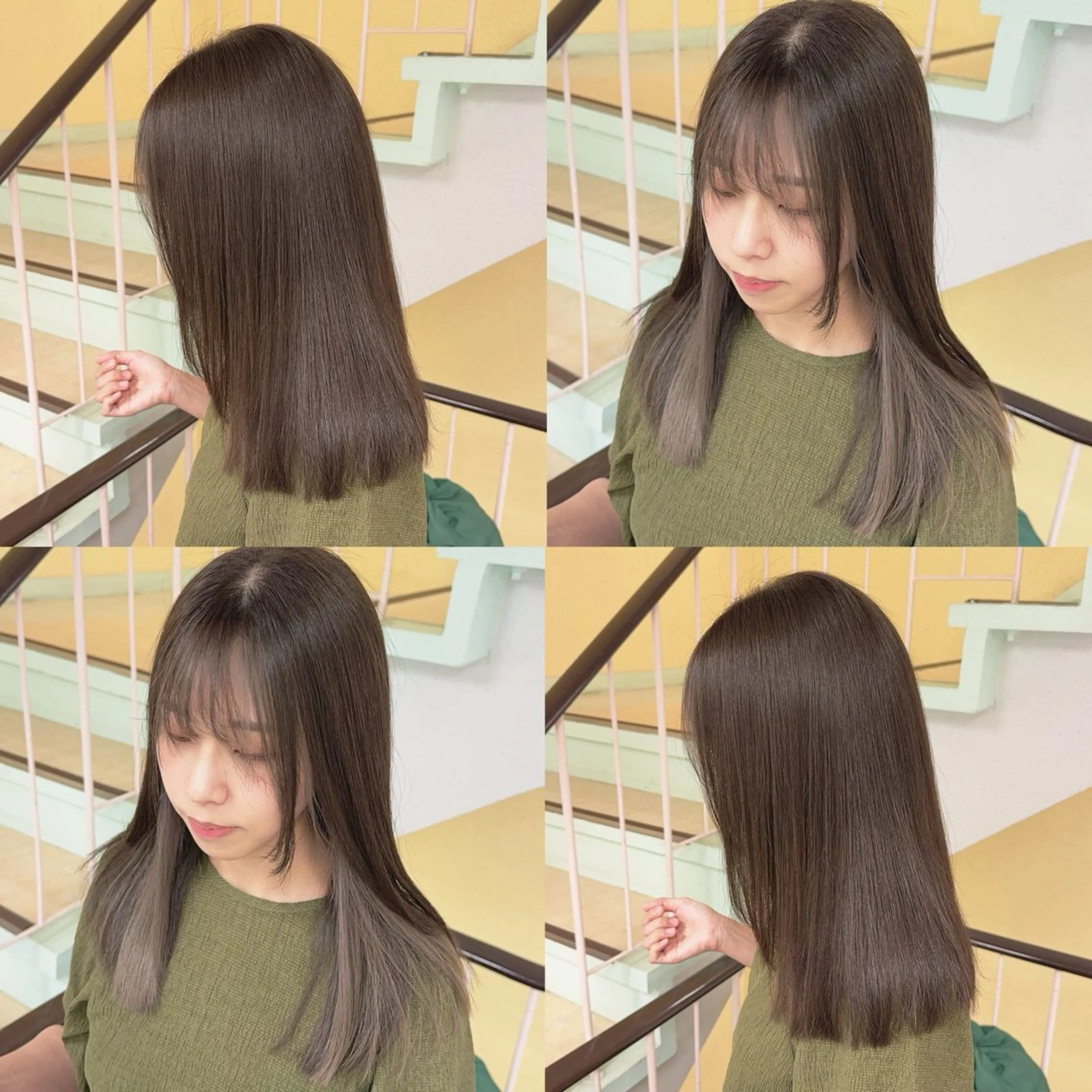 カラー ヘアカラー トリートメント 渋谷:インナーカラー ／🍒エリカ🍒のヘアスタイル