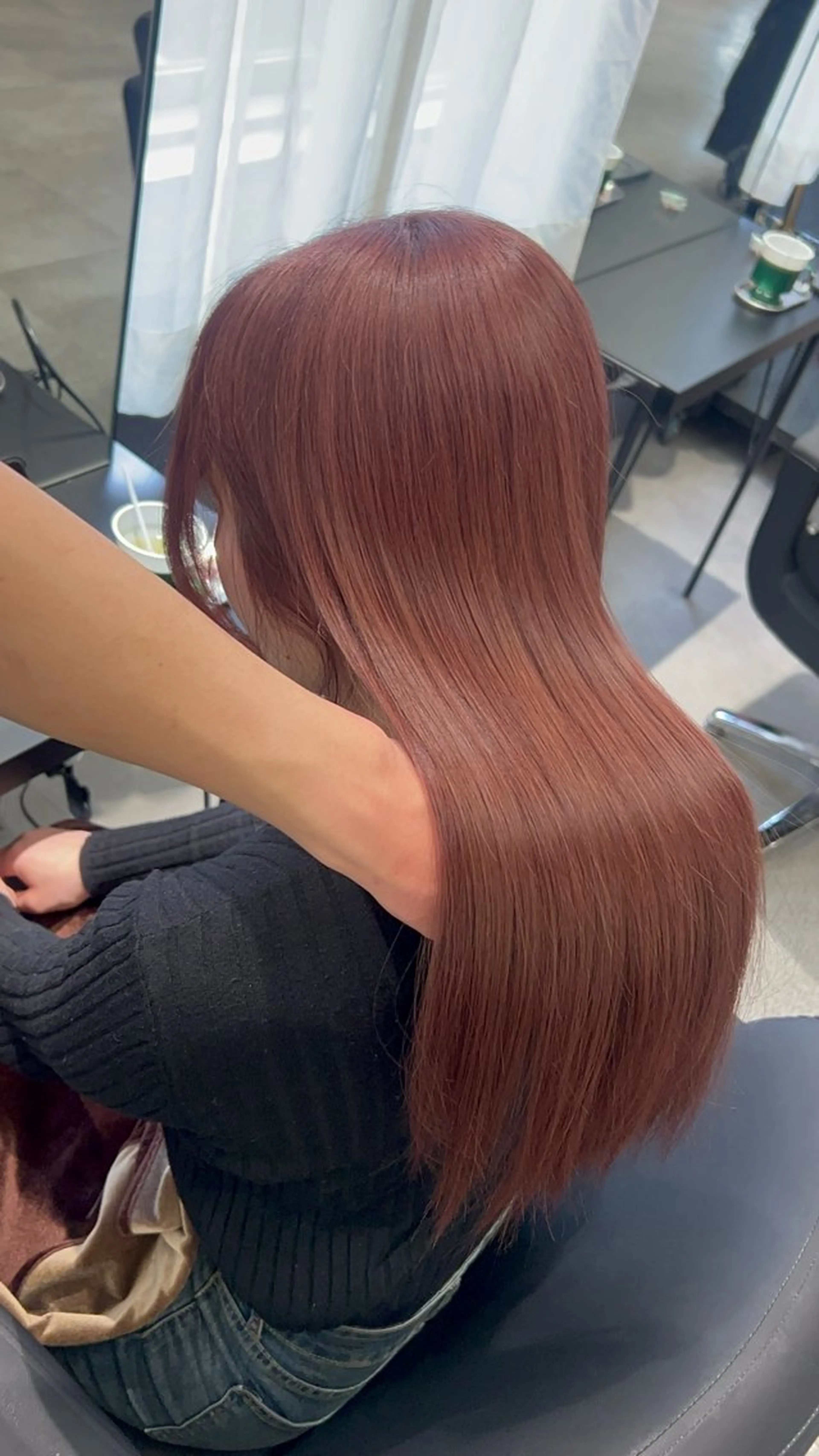 カラー ブラウンカラー ピンクカラー ヘアカラー トリートメント YUDAIブリーチ• カラー/心斎橋•難波のヘアスタイル