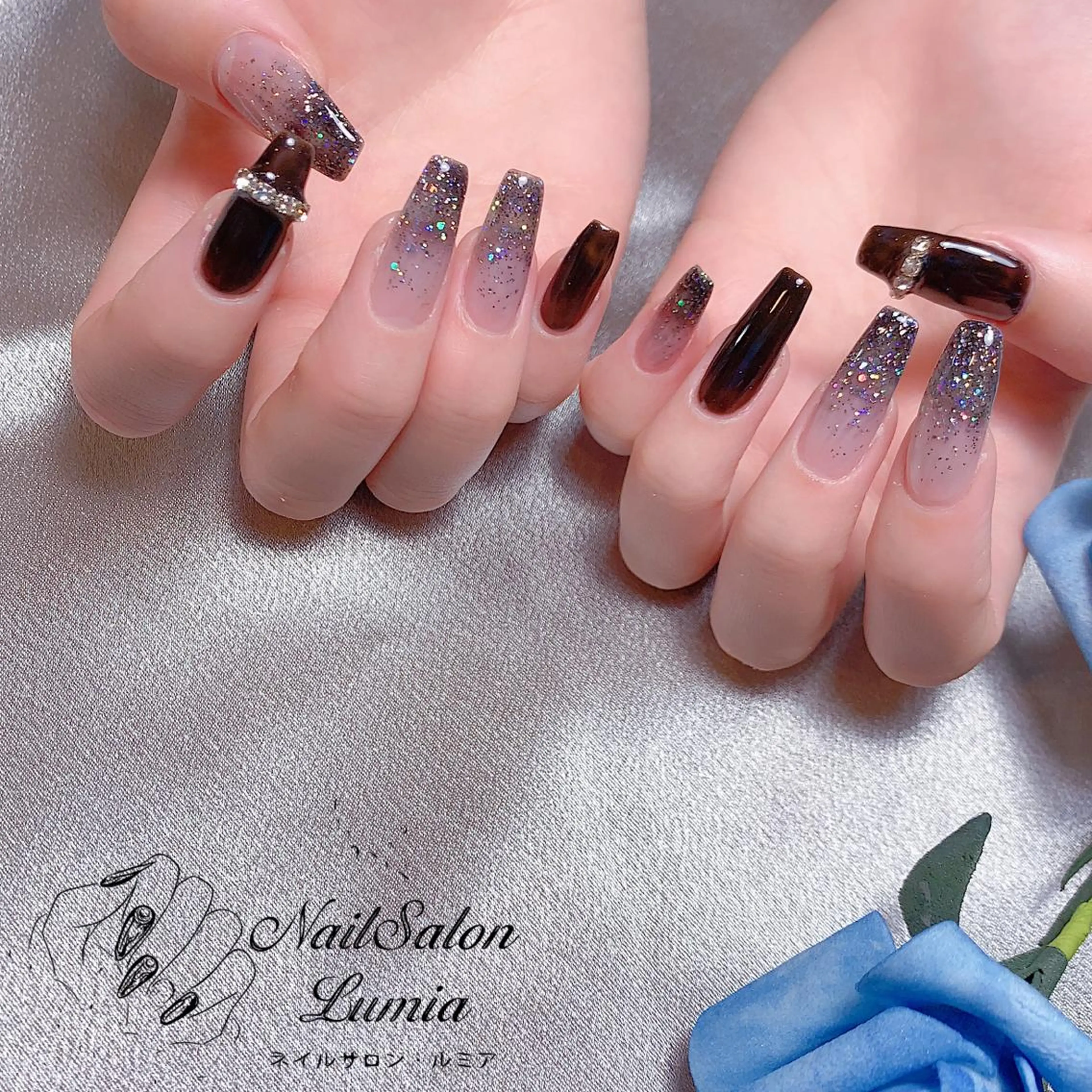 ネイル ネイルチップ ハンドネイル ネイルサロン ルミア Lumia 店長のネイルデザイン