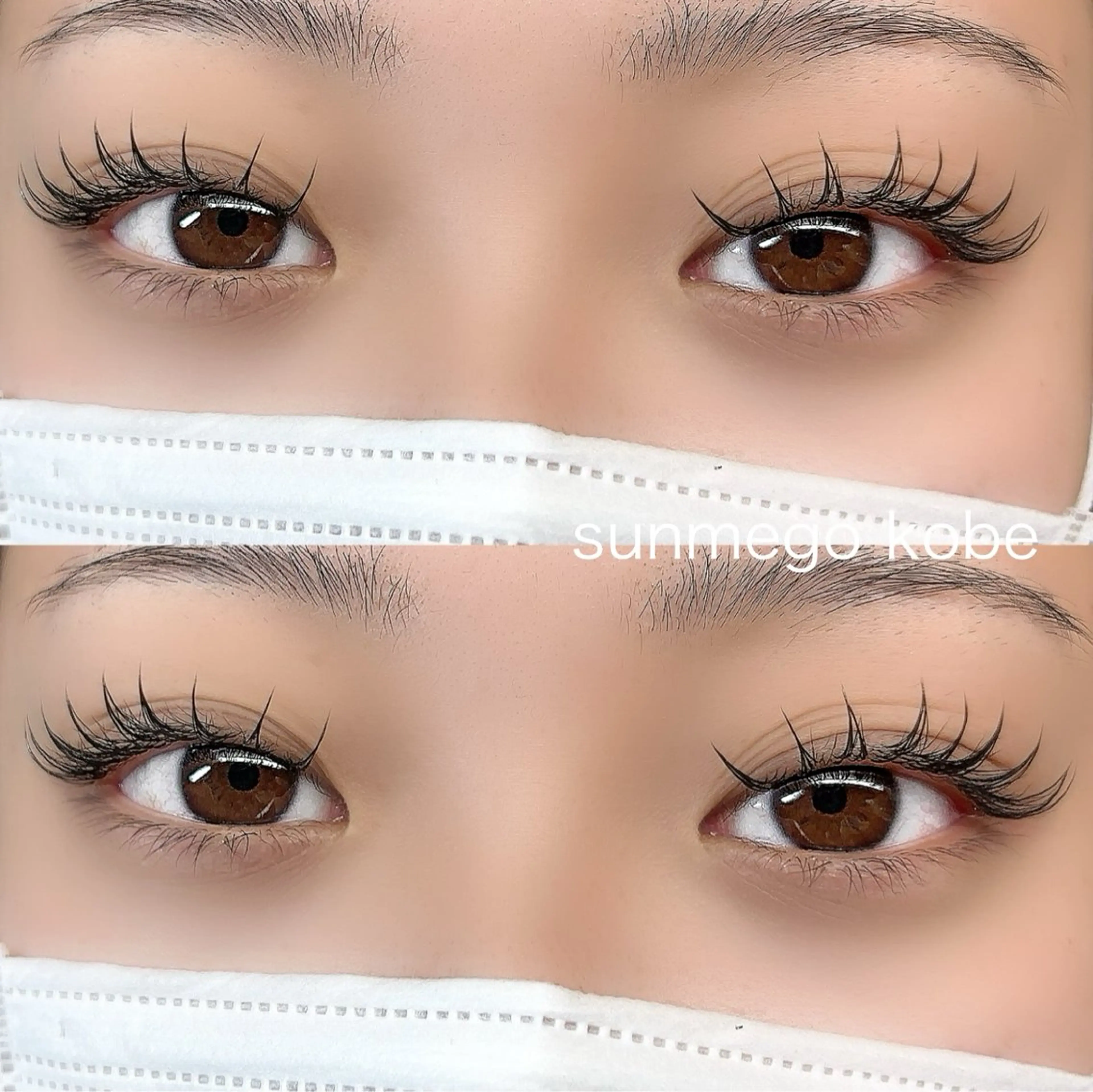 マツエク・マツパ sunmego kobe所属・ogawa yunaのマツエク・マツパデザイン