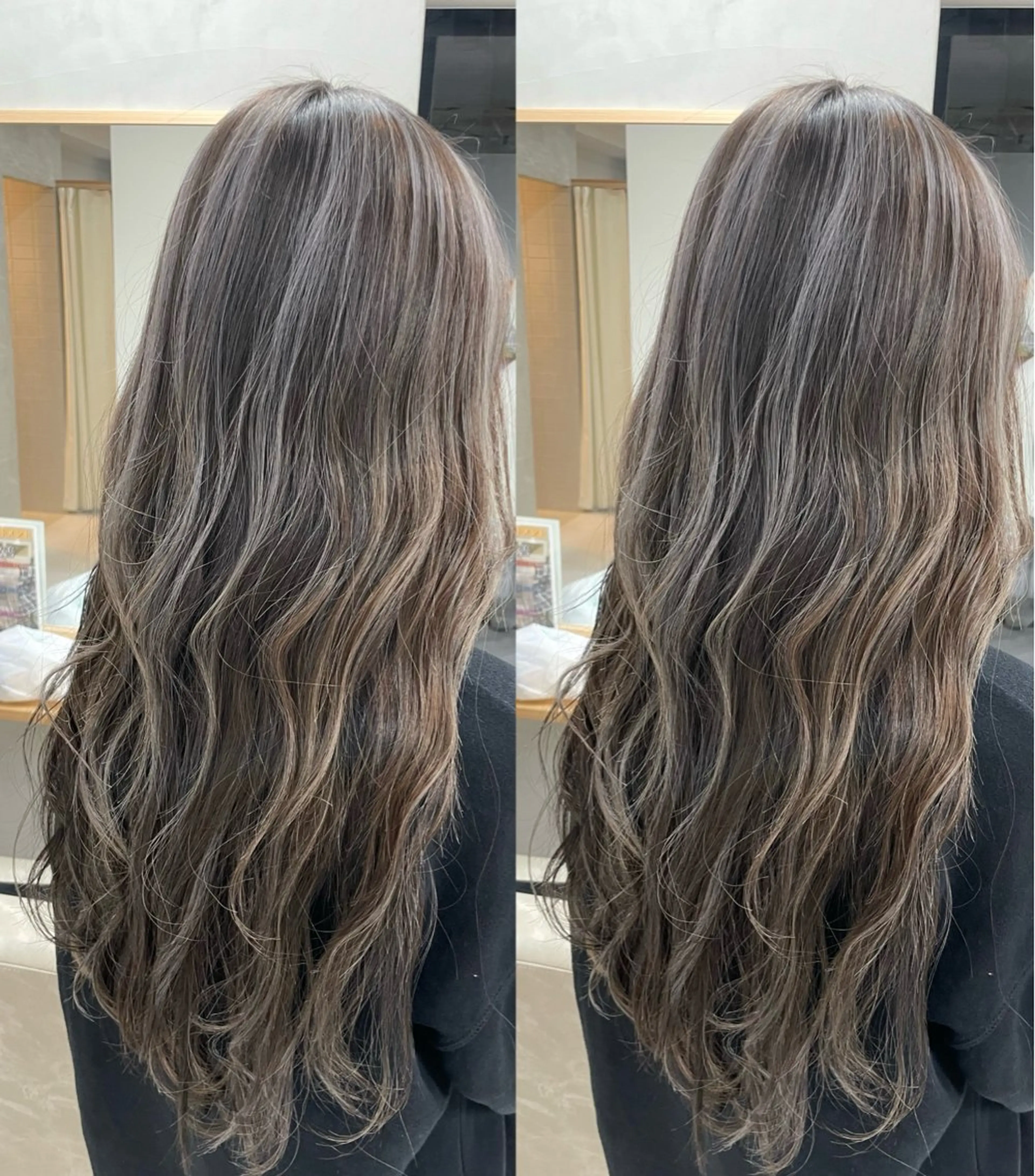 ロング ハイライト ラピス大阪アメ村店所属・大阪ハイトーン✨ 🇺🇸髪質改善🌴のヘアスタイル