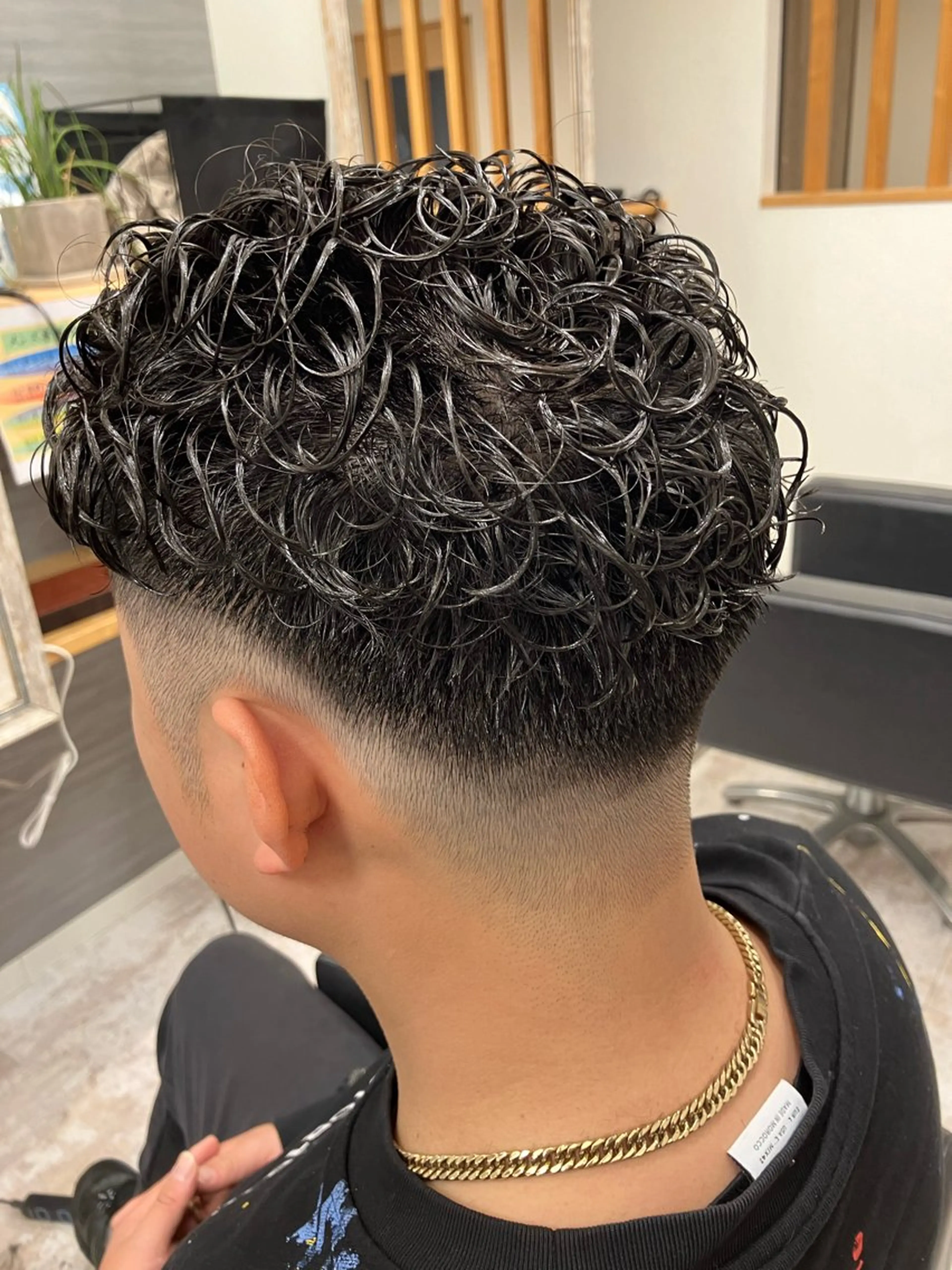 パーマ メンズ カット パーマ メンズ特化/パーマ/ フェードWATARUのヘアスタイル