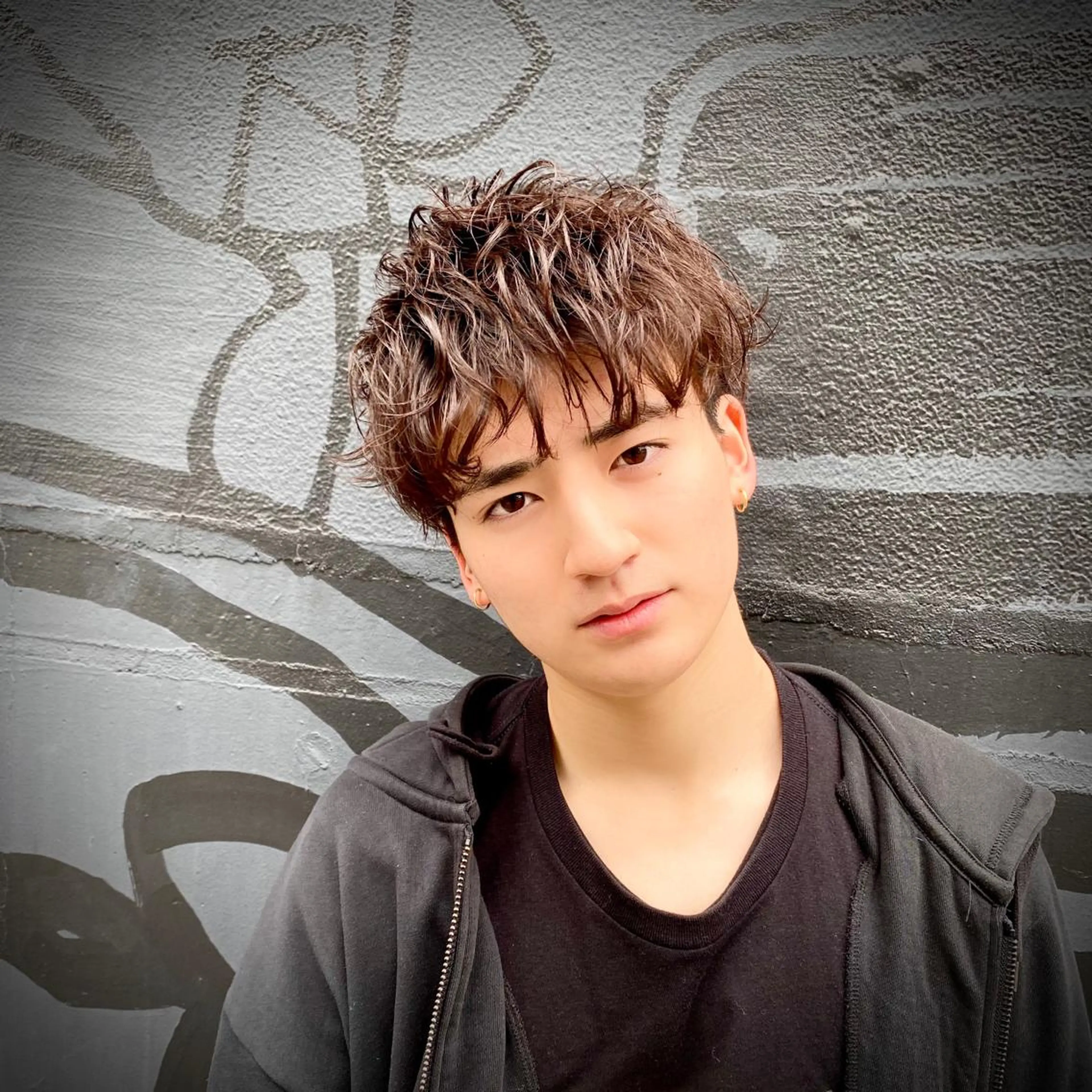 カラー パーマ メンズ メンズブリーチカラー /パーマ ごーた立川のヘアスタイル