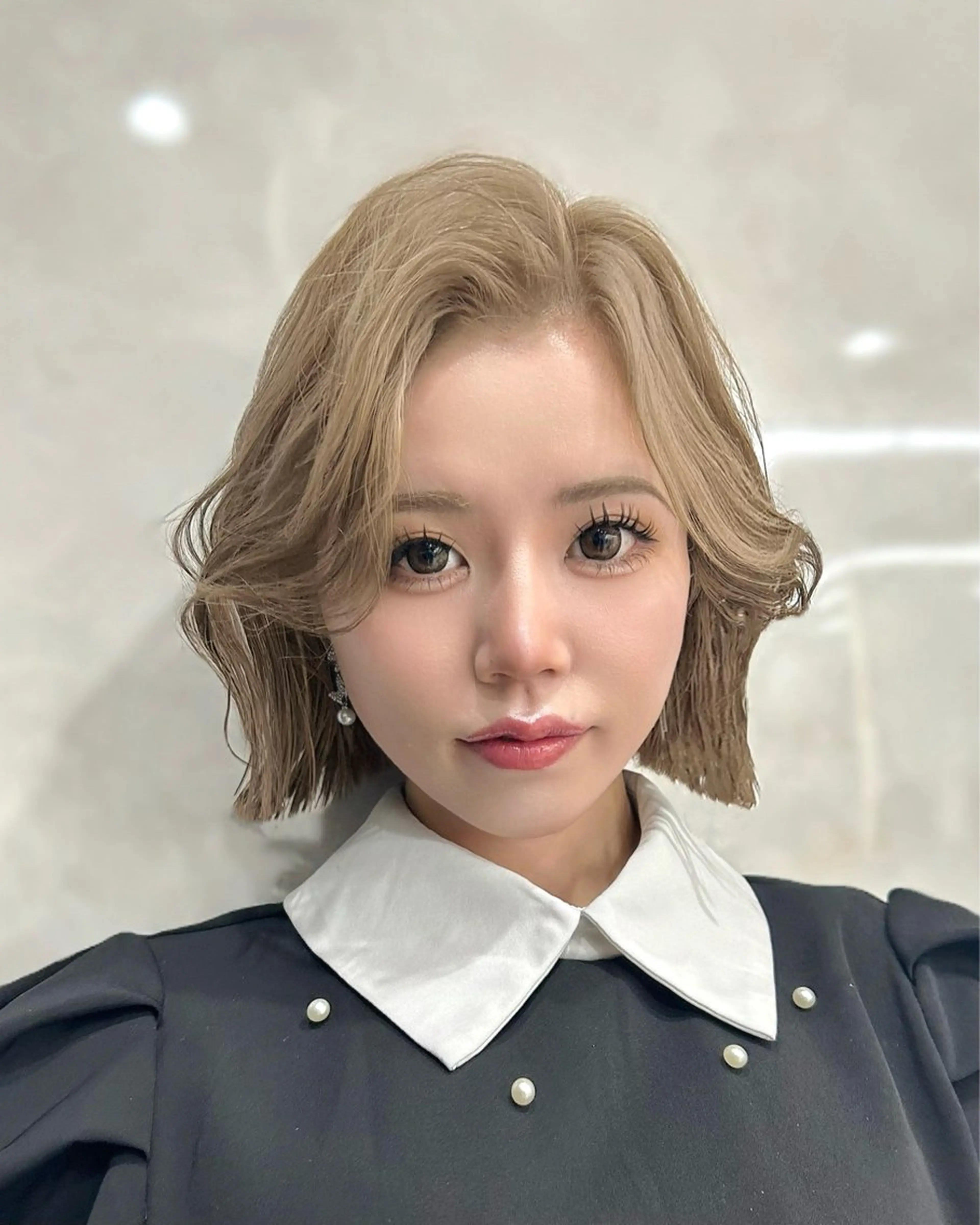 ショート 韓国顔まわり/前髪 /レイヤー/いつきのヘアスタイル