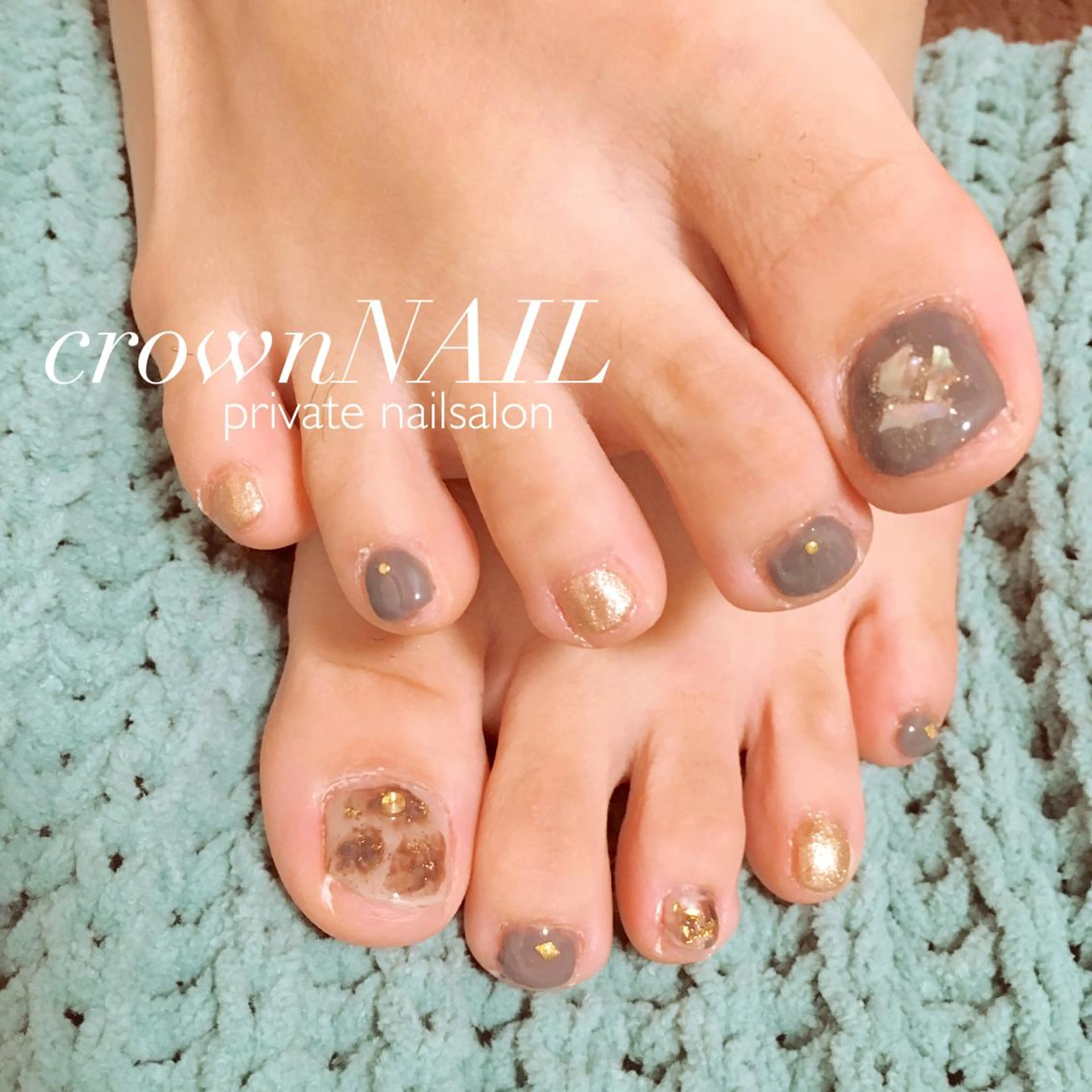 キッズ ネイル フットネイル おそろいネイル ensowa✱laf NAILのネイルデザイン