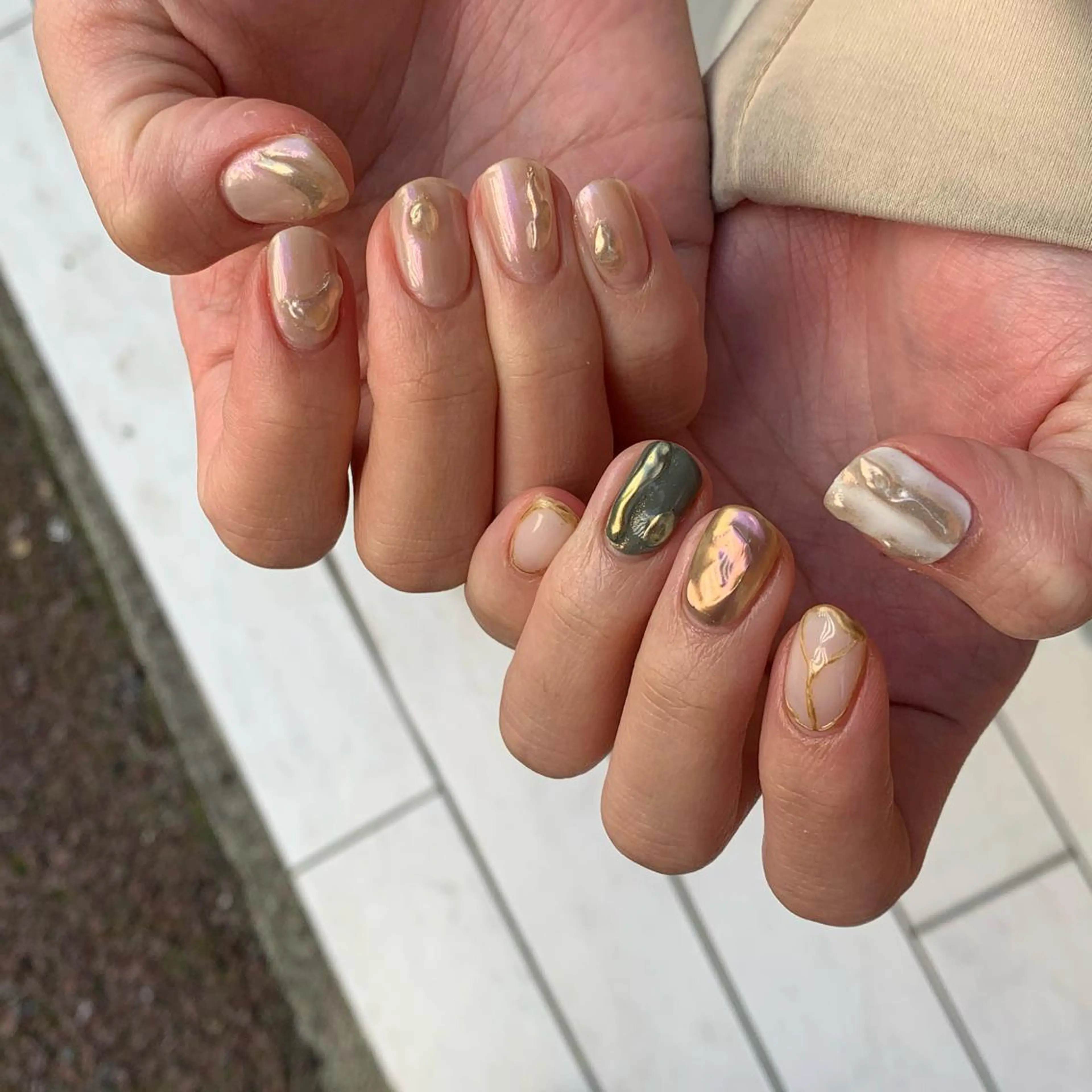 ネイル 持ち込み 鈴木 まゆのネイルデザイン