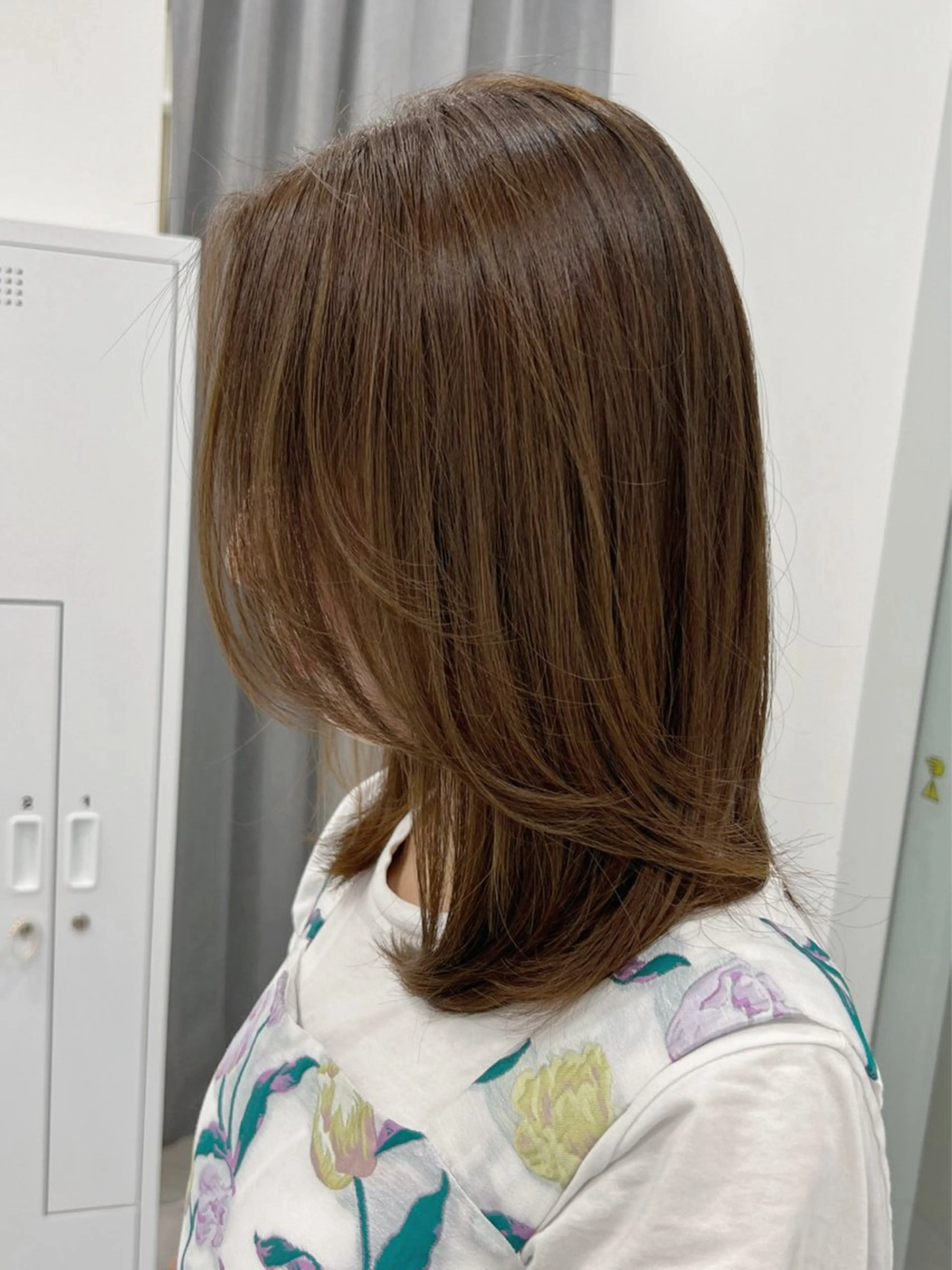 ミディアム カット ヘアカラー トリートメント ✨上品可愛い 垢抜けカラー/後藤✨のヘアスタイル