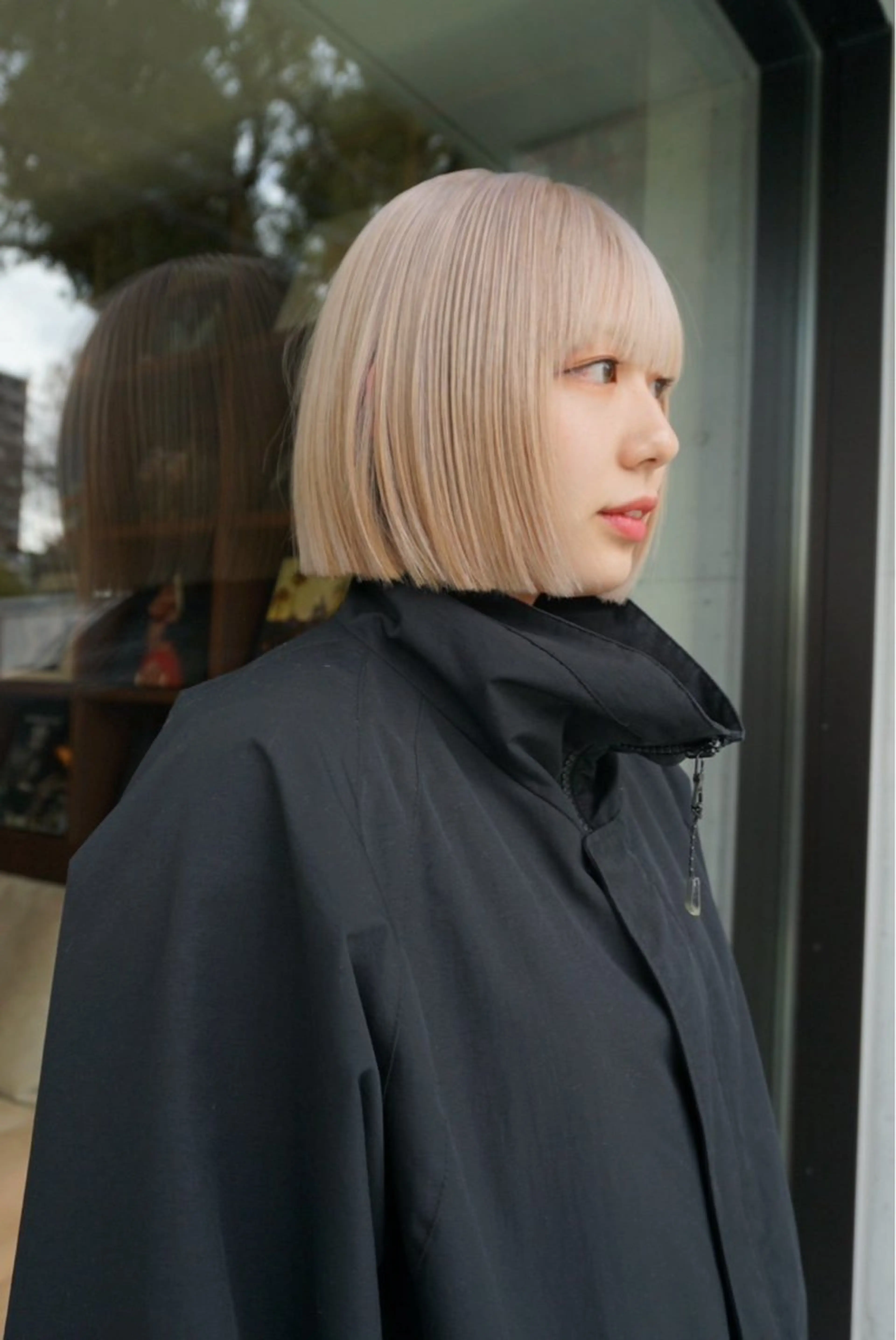 【⠀U25  】ブリーチありWcolor  milbon treatmentの写真