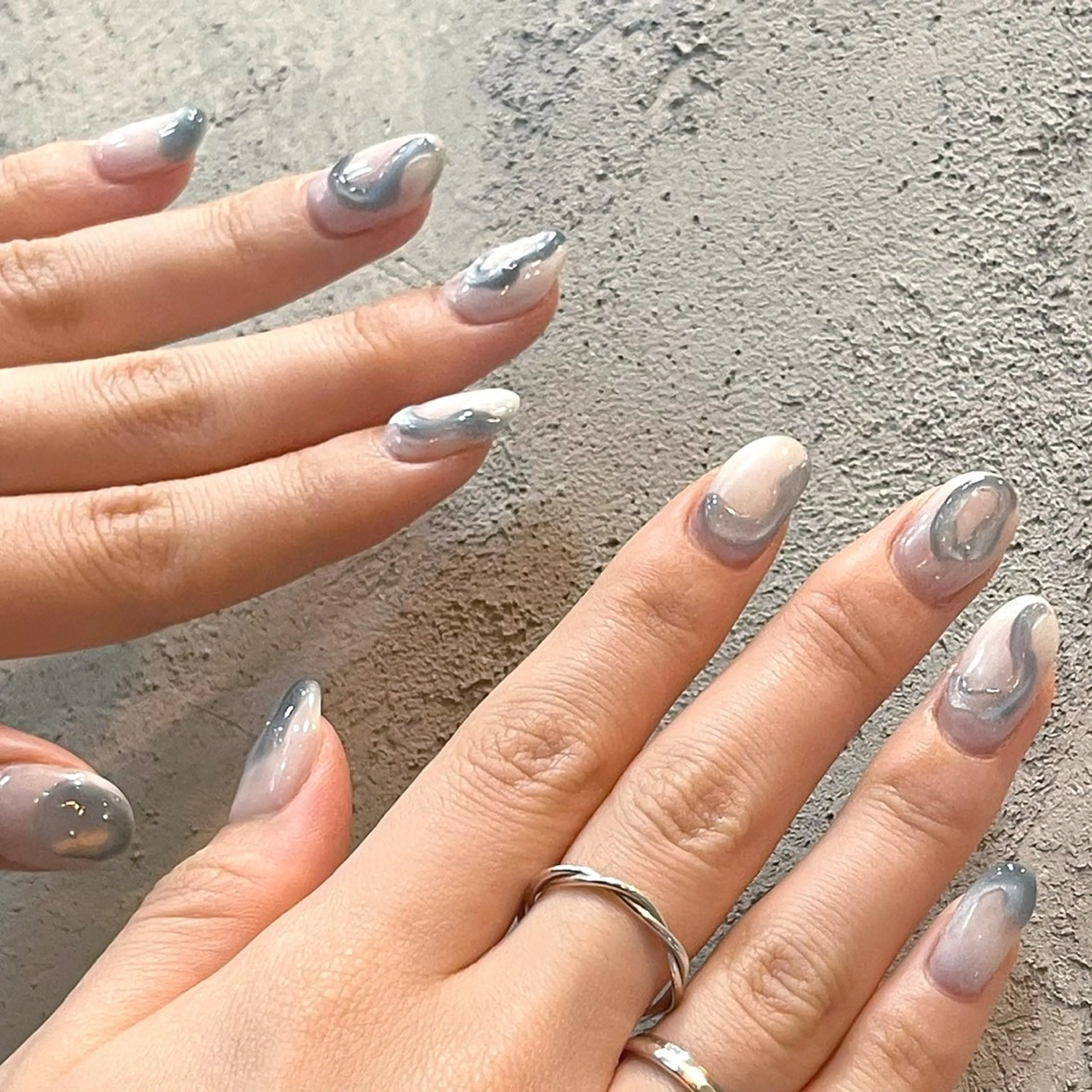 ネイル ニュアンスネイル シンプルネイル Lealea nのネイルデザイン